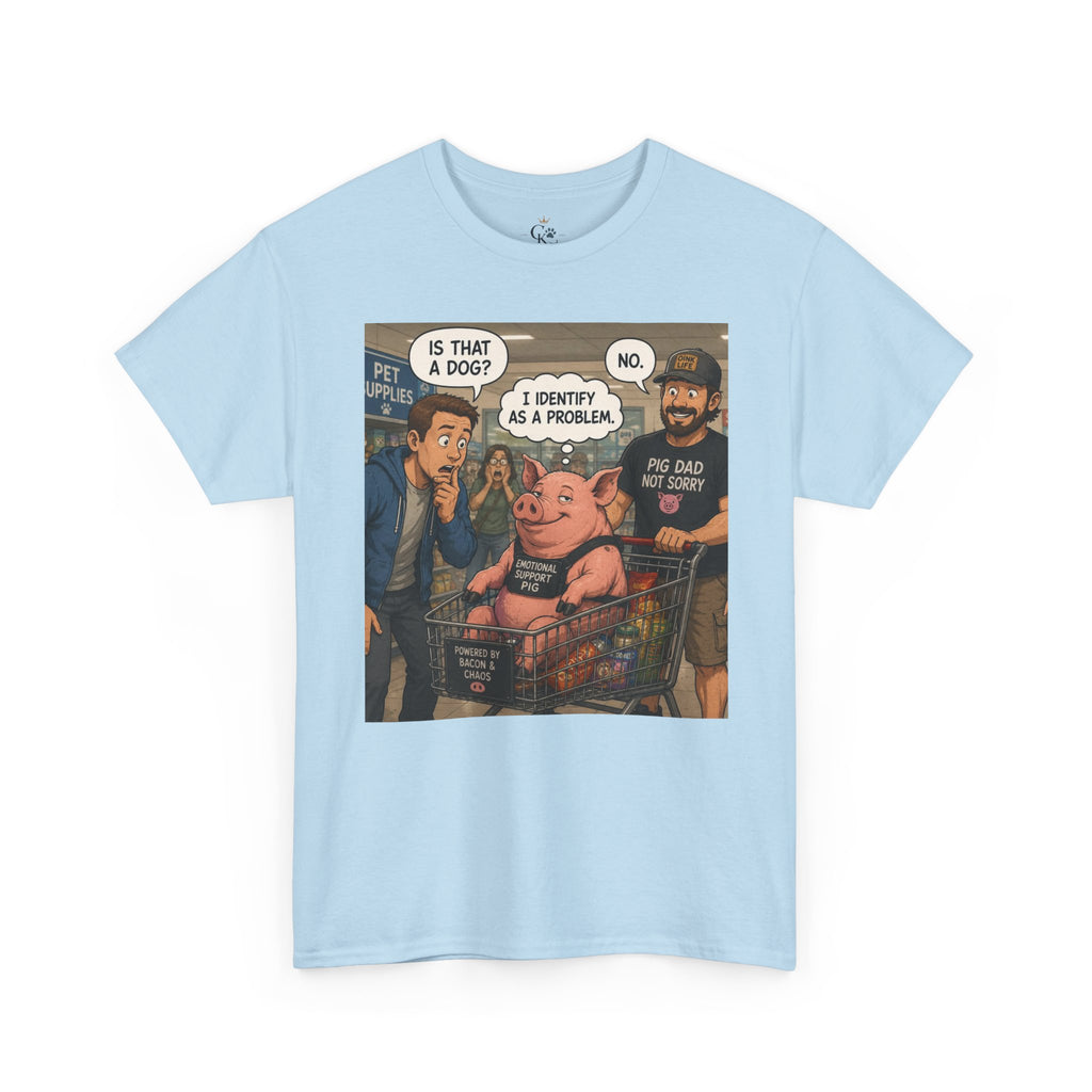 Creature Kingdom "I Identify as a Problem" Pig Tee