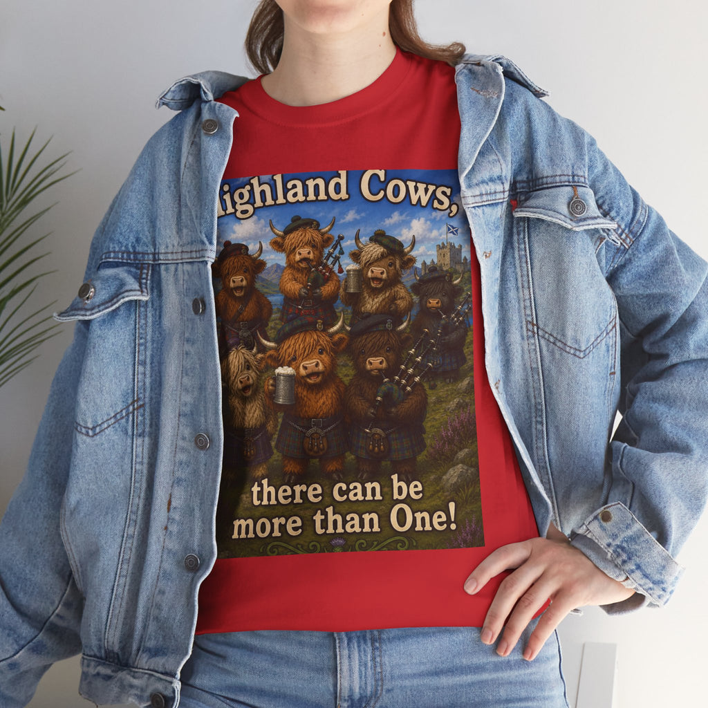 Creature Kingdom "Highlander Cows, There Can Be More Than One!" Highlander Cow Tee