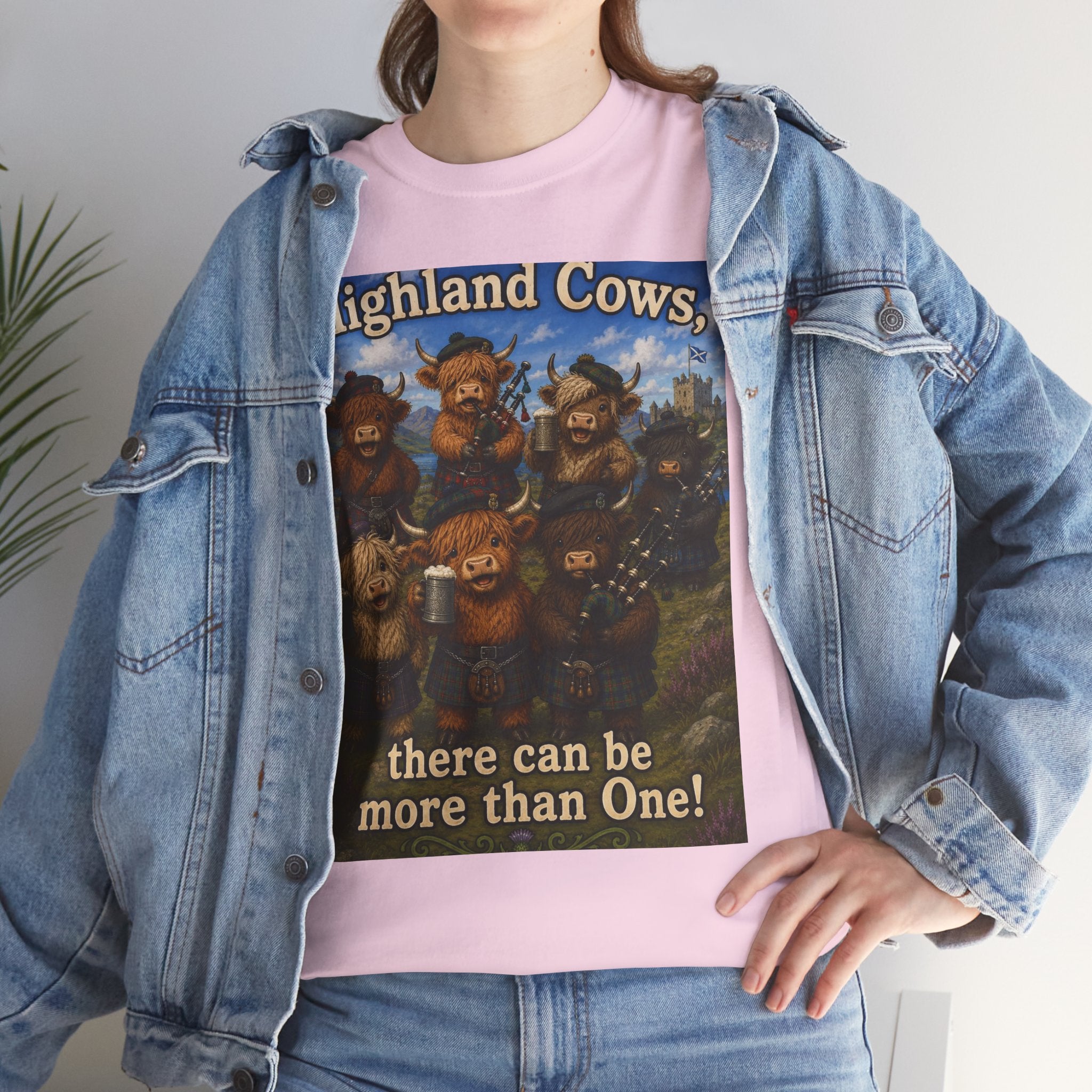 Creature Kingdom "Highlander Cows, There Can Be More Than One!" Highlander Cow Tee