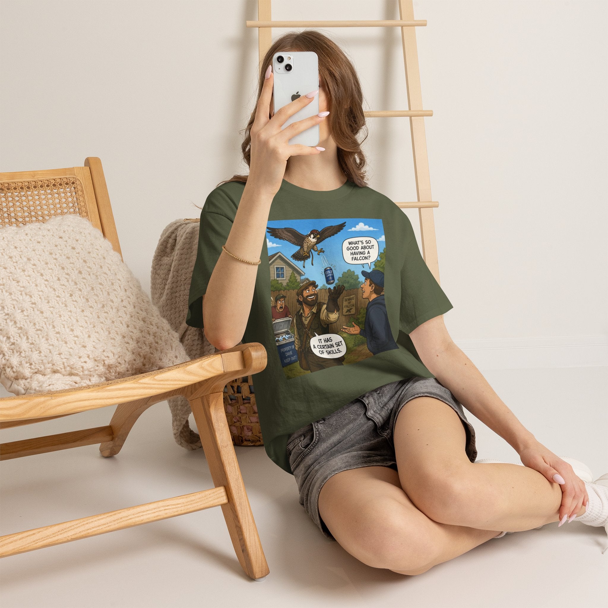 Creature Kingdom "What's So Good About Having a Falcon?" Falcon Tee