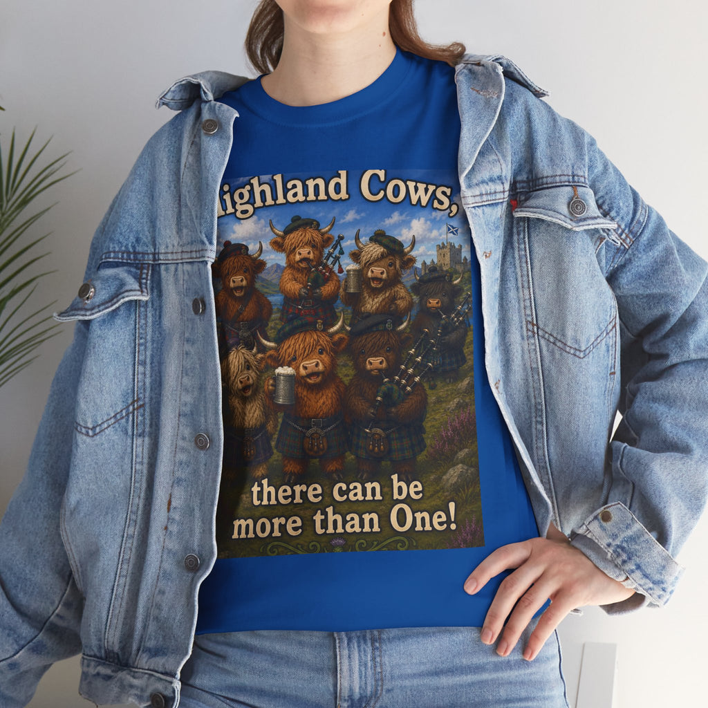 Creature Kingdom "Highlander Cows, There Can Be More Than One!" Highlander Cow Tee