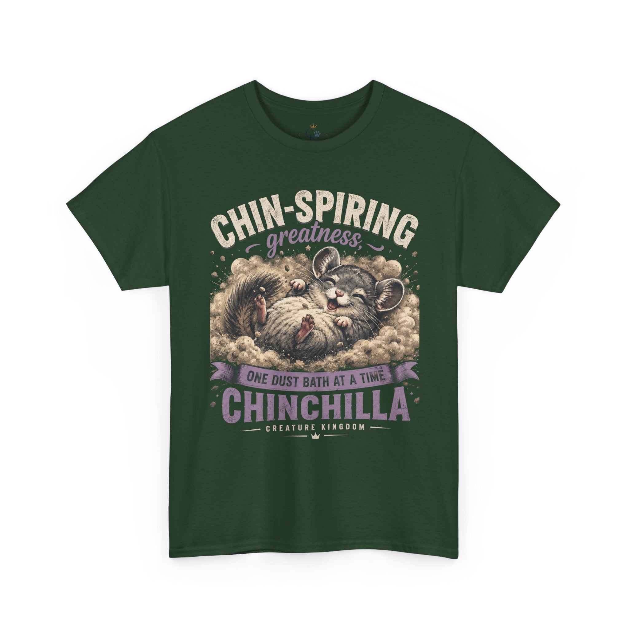Creature Kingdom "Chin-Spiring Greatness" Chinchilla Tee