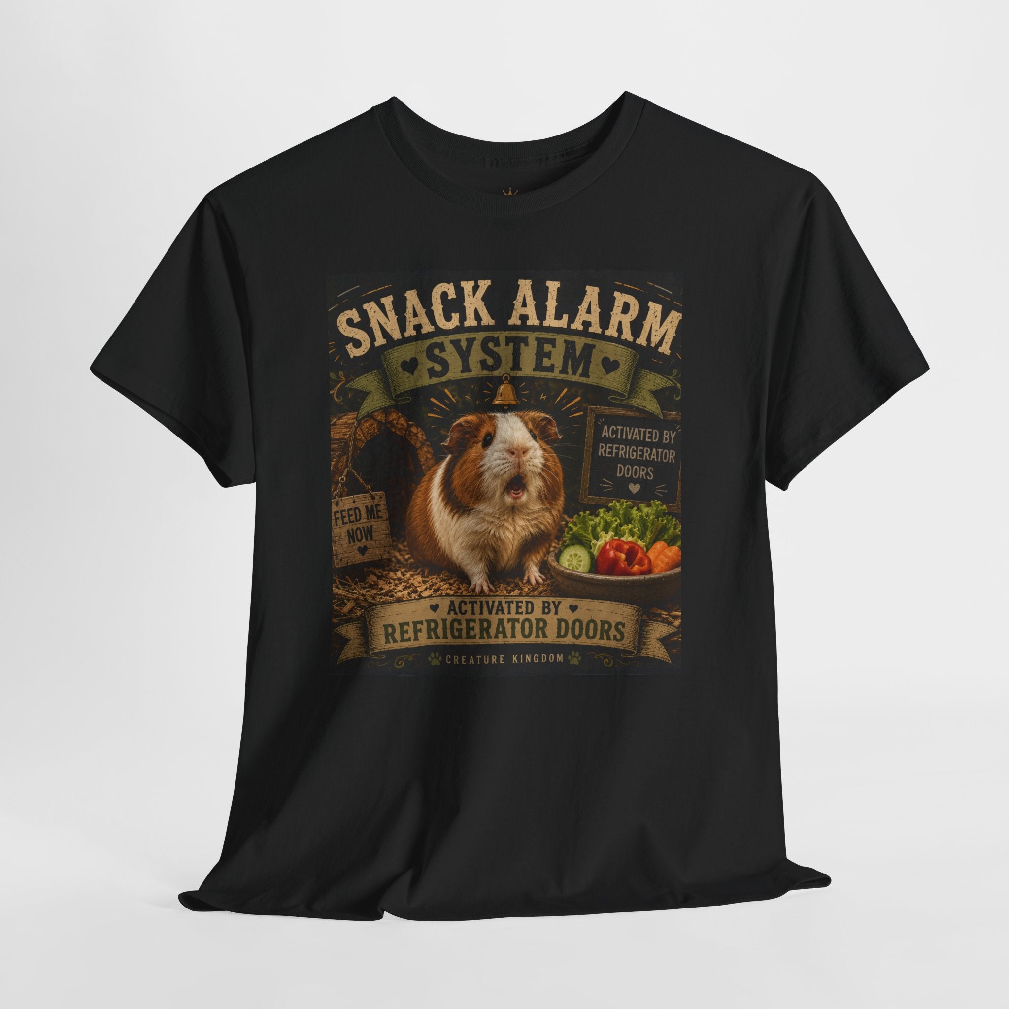 Creature Kingdom "Snack Alarm System" Guinea Pig Tee