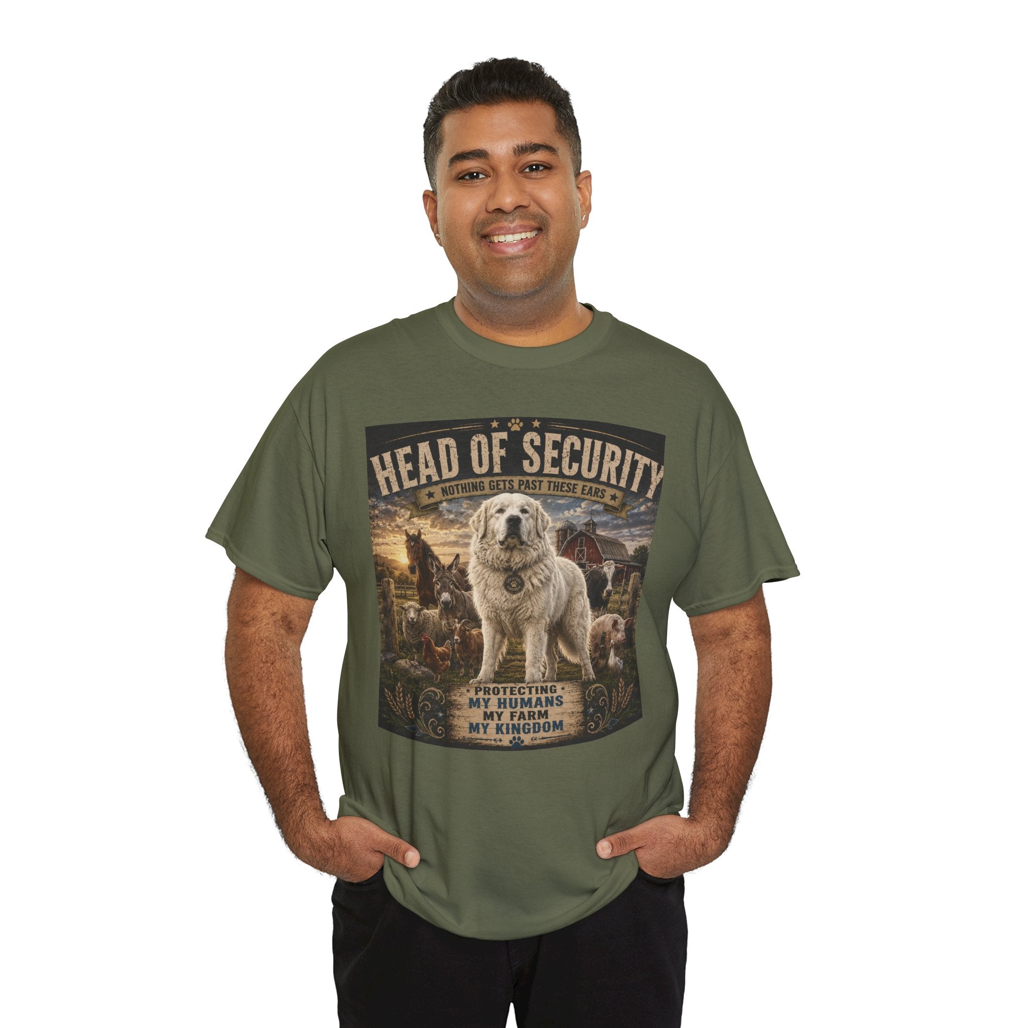 "Head of Security" Great Pyrenees Tee