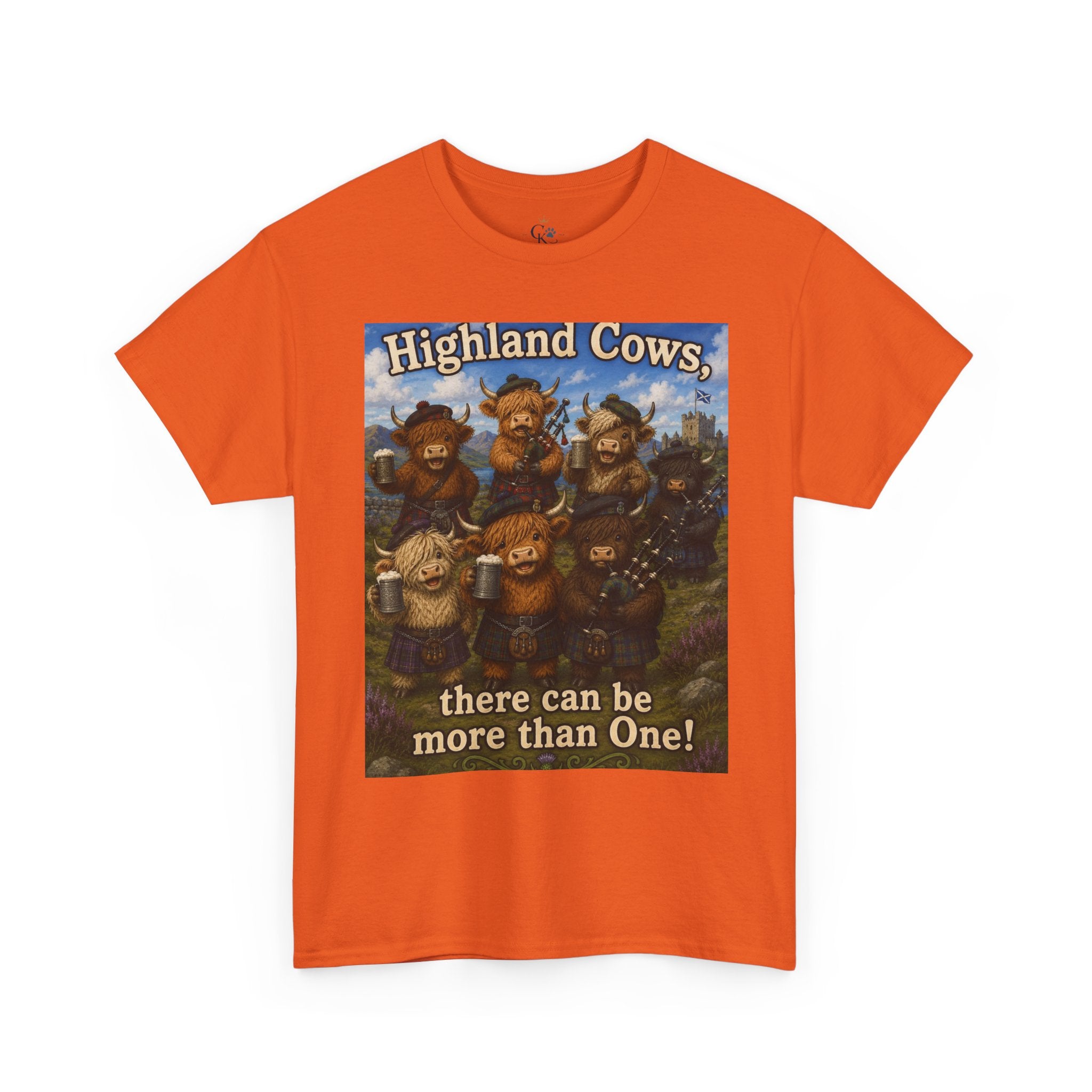 Creature Kingdom "Highlander Cows, There Can Be More Than One!" Highlander Cow Tee