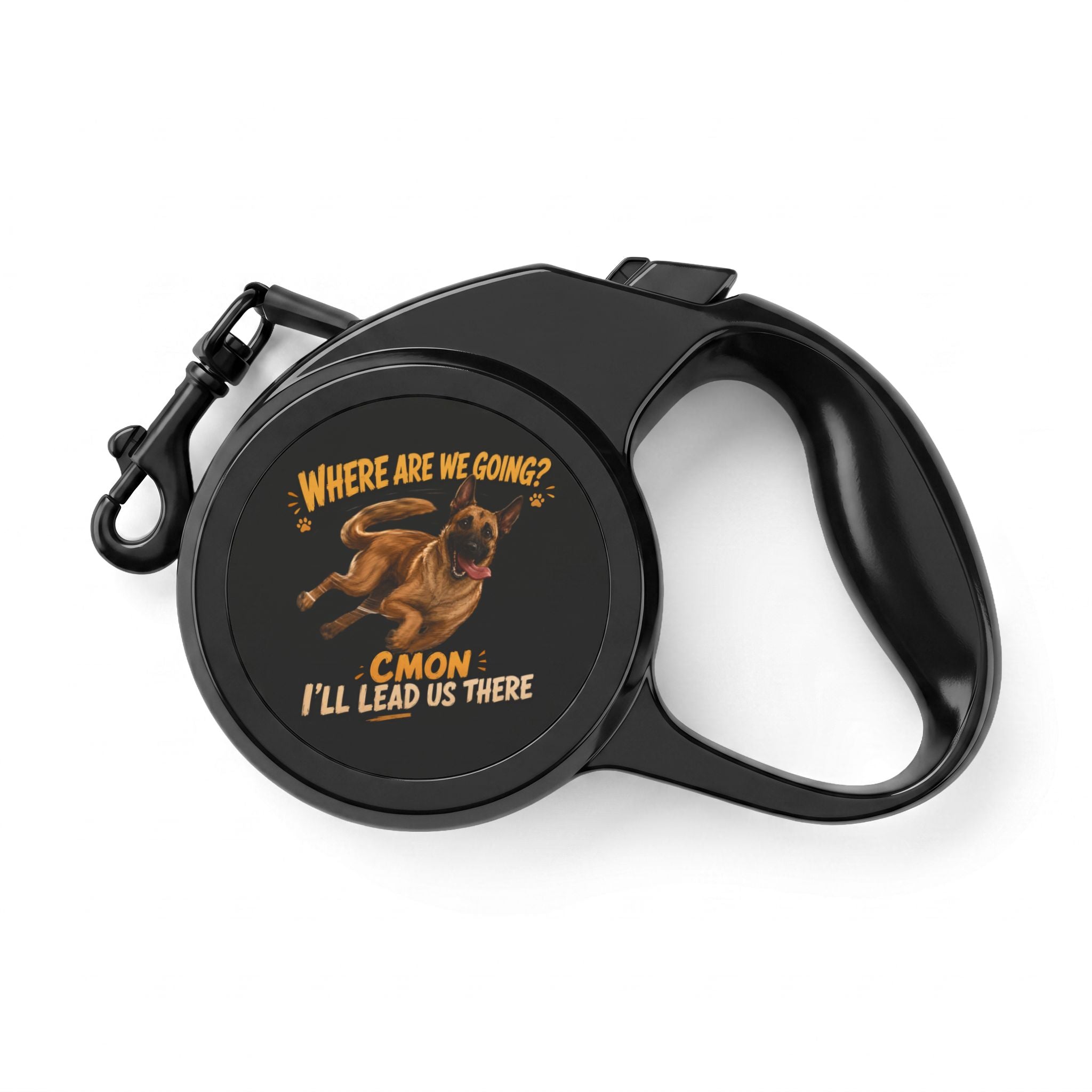 Creature Kingdom "Where Are We Going? C'mon I'll Lead Us There!" Retractable Leash Tee