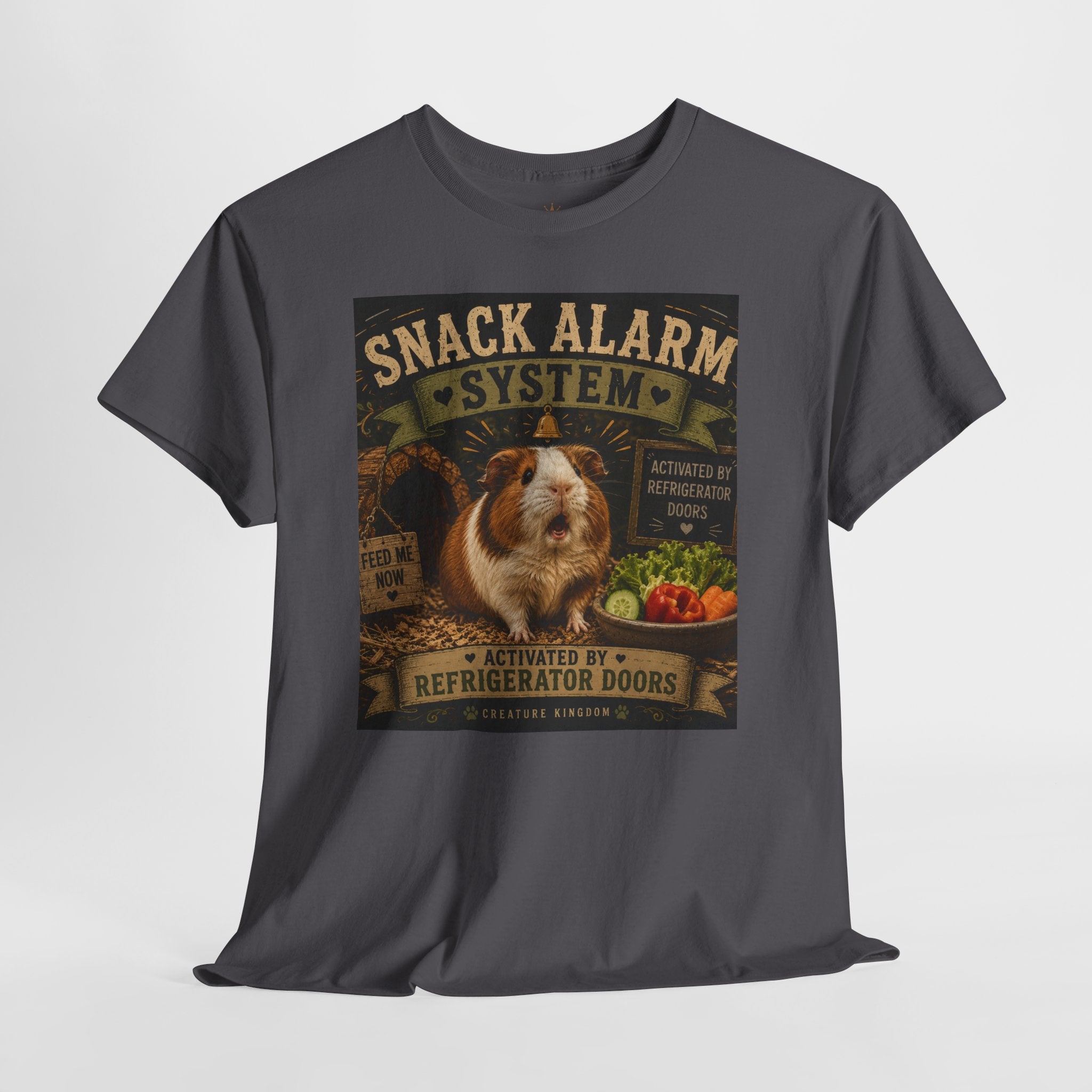 Creature Kingdom "Snack Alarm System" Guinea Pig Tee