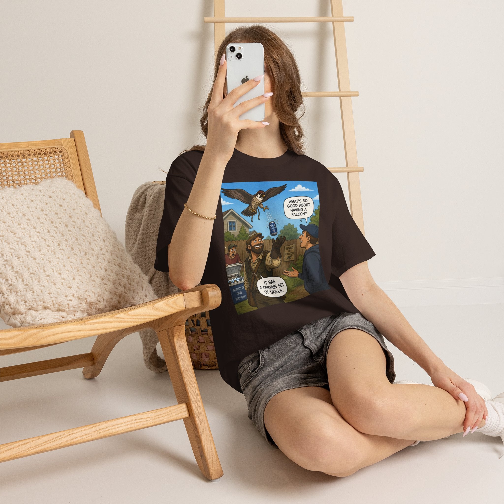 Creature Kingdom "What's So Good About Having a Falcon?" Falcon Tee