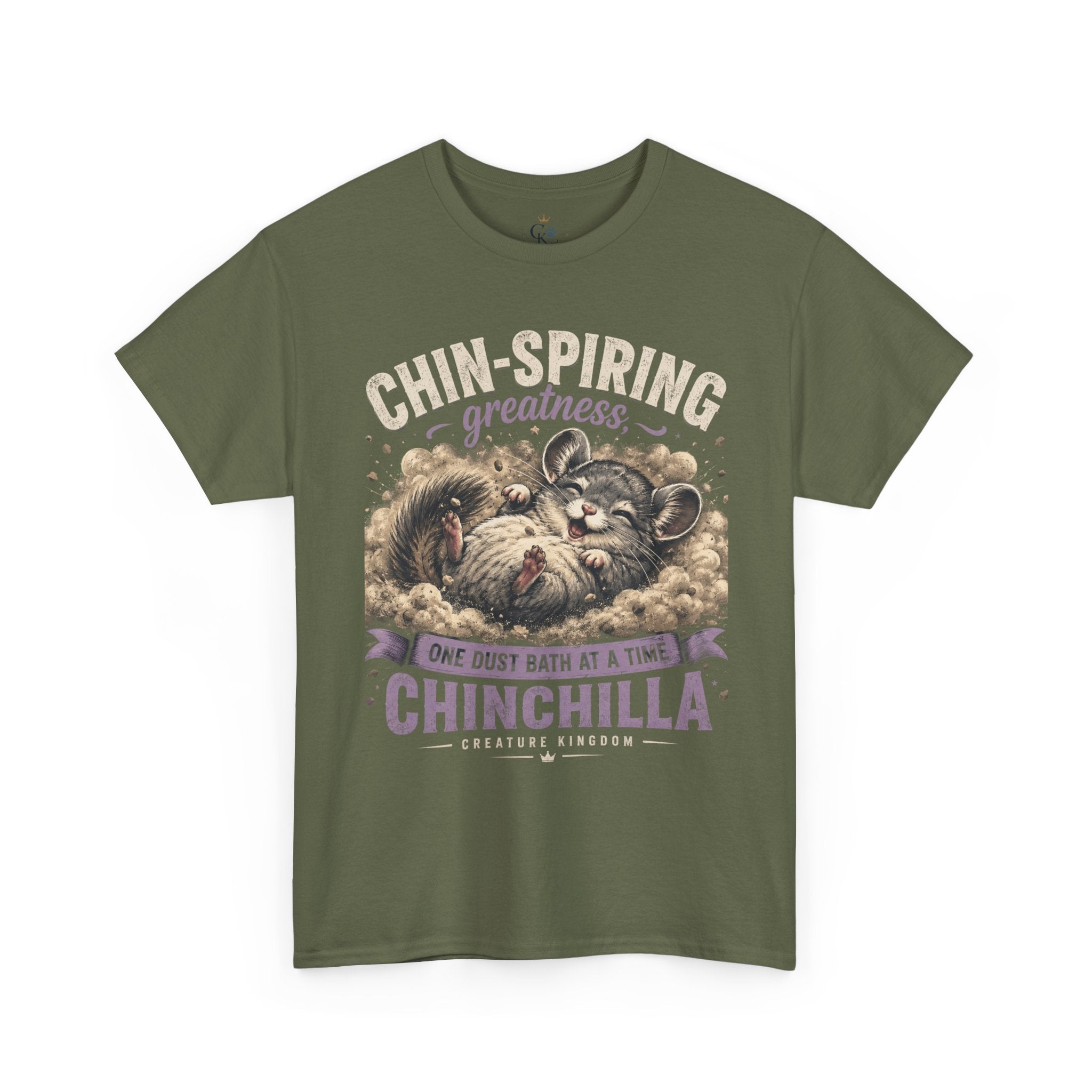 Creature Kingdom "Chin-Spiring Greatness" Chinchilla Tee