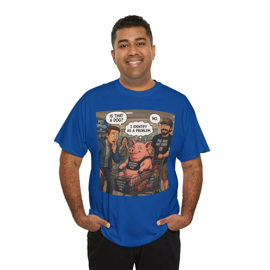 Creature Kingdom "I Identify as a Problem" Pig Tee