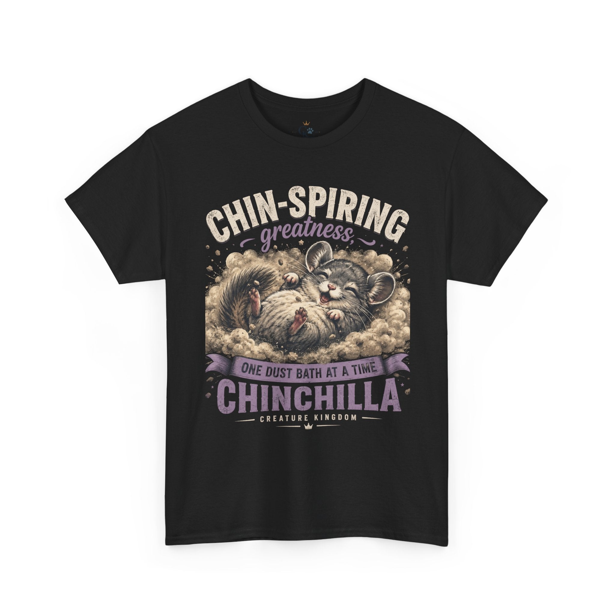 Creature Kingdom "Chin-Spiring Greatness" Chinchilla Tee