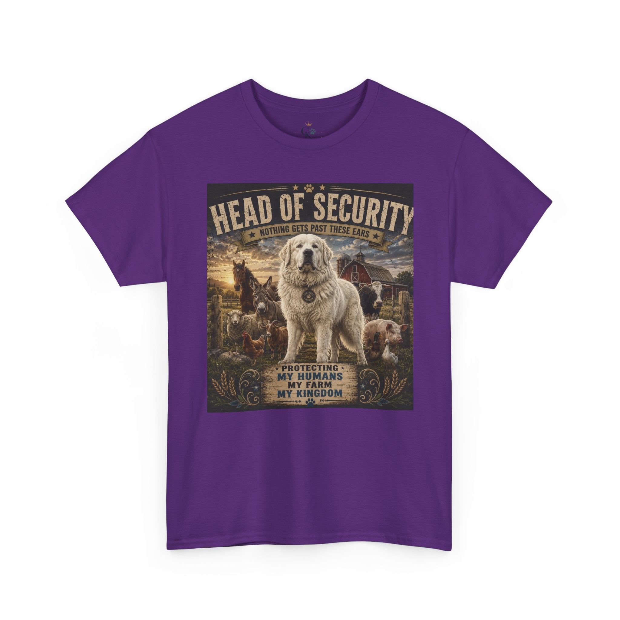 "Head of Security" Great Pyrenees Tee