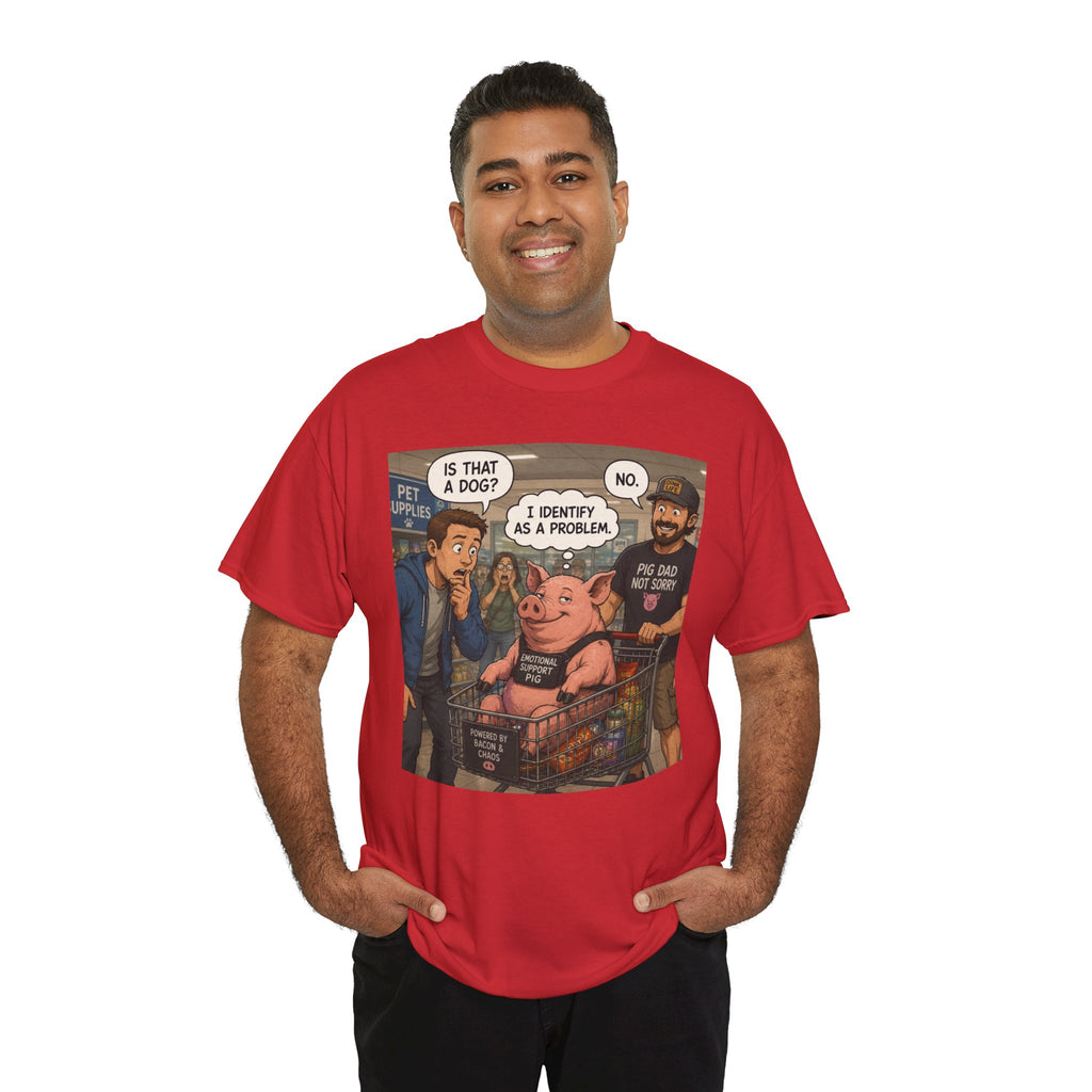 Creature Kingdom "I Identify as a Problem" Pig Tee