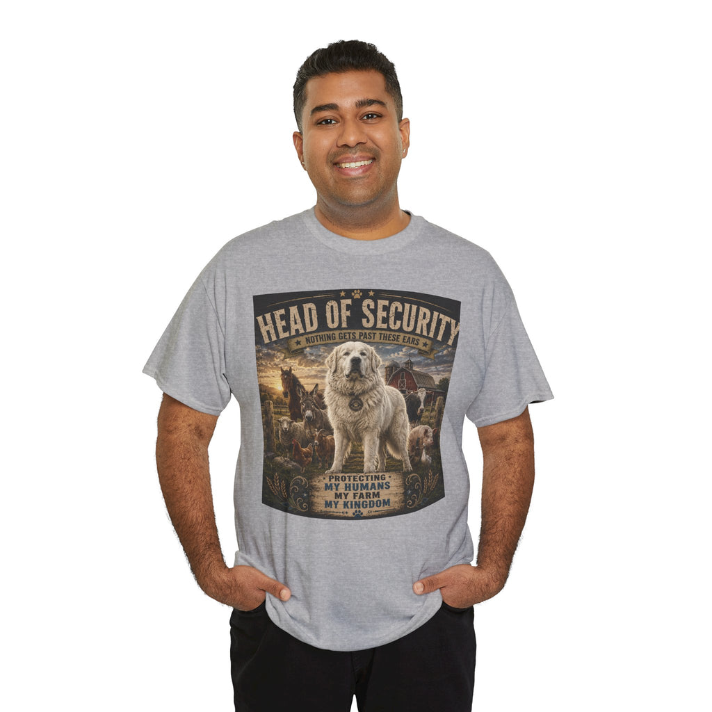 "Head of Security" Great Pyrenees Tee