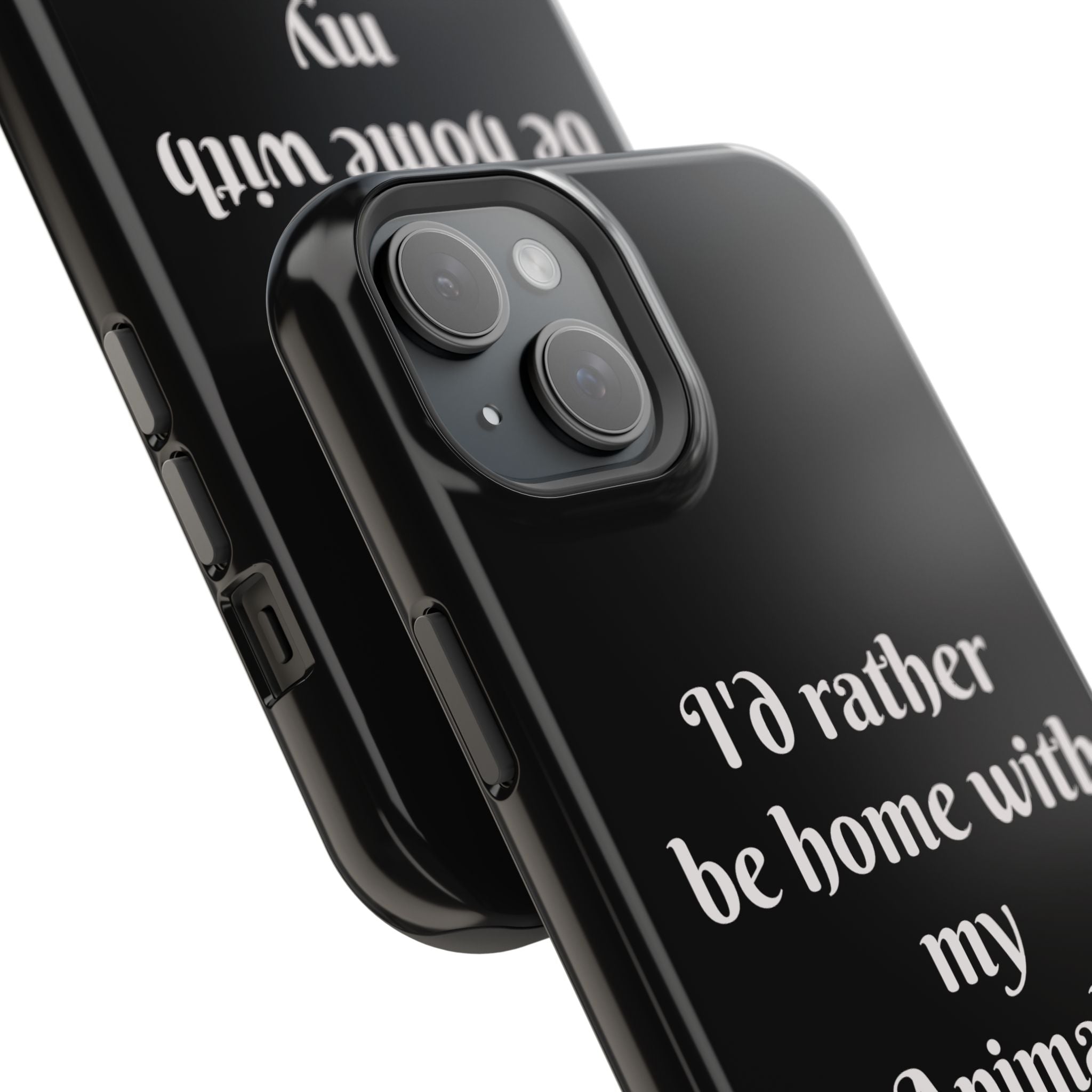Creature Kingdom "I'd Rather Be Home With My Animals" Magnetic Phone Case