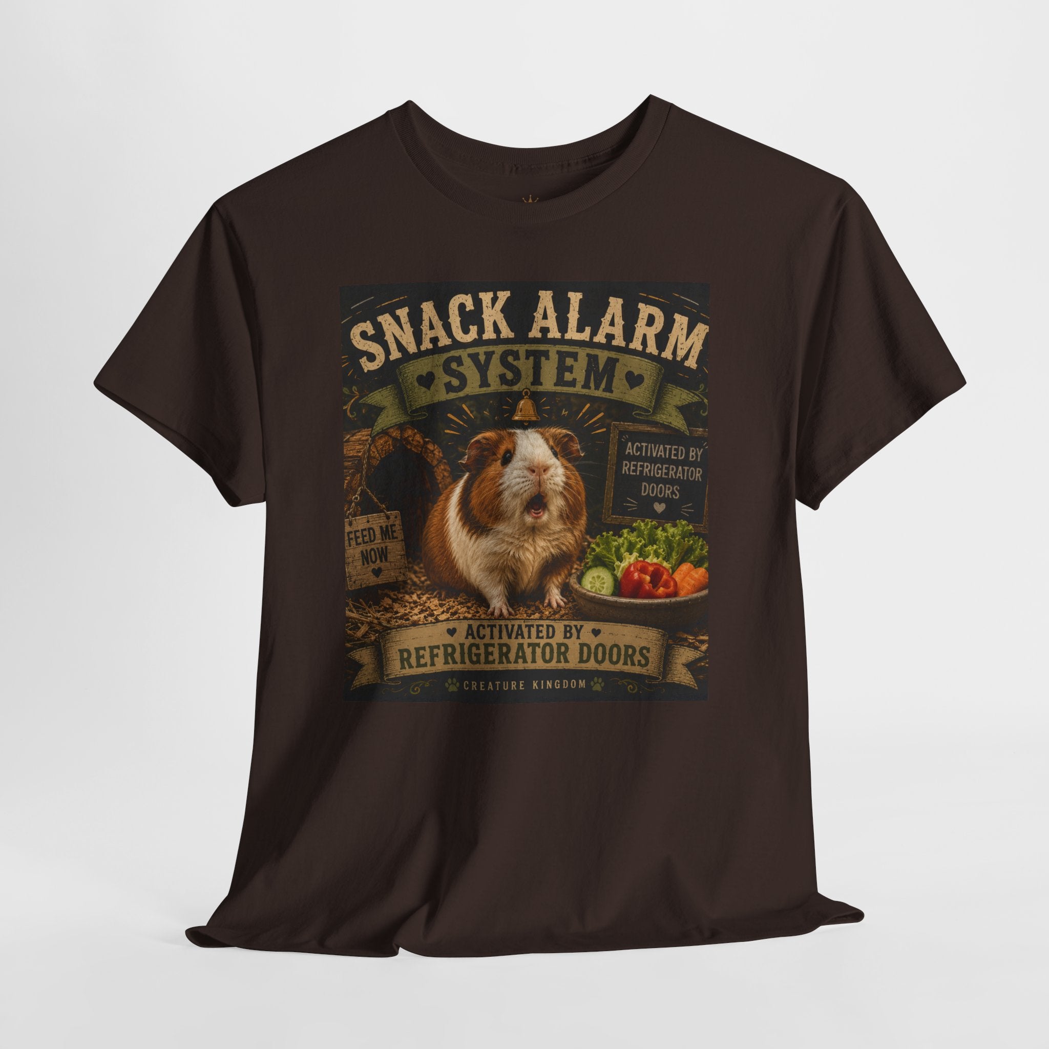 Creature Kingdom "Snack Alarm System" Guinea Pig Tee