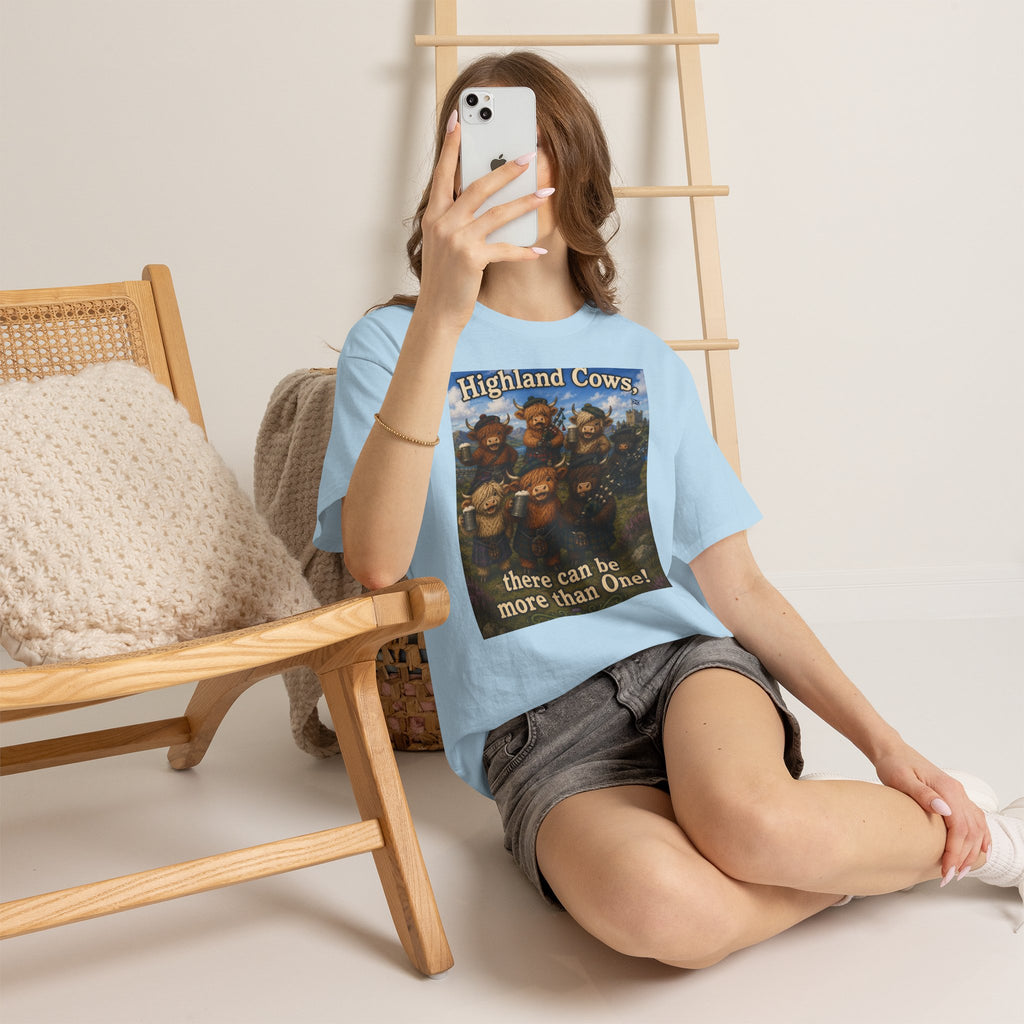 Creature Kingdom "Highlander Cows, There Can Be More Than One!" Highlander Cow Tee