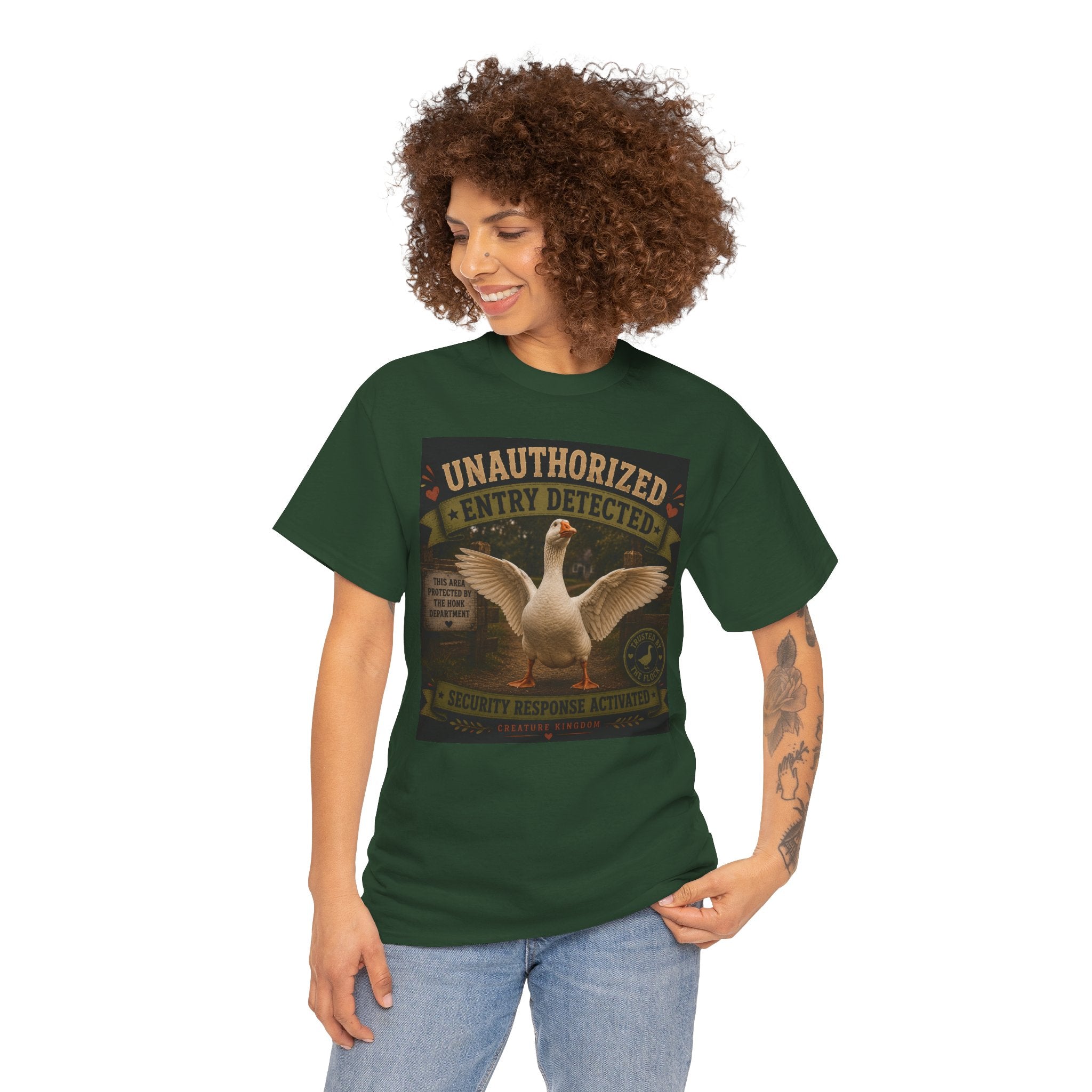 Creature Kingdom "Unauthorized Entry Detected" Goose Tee