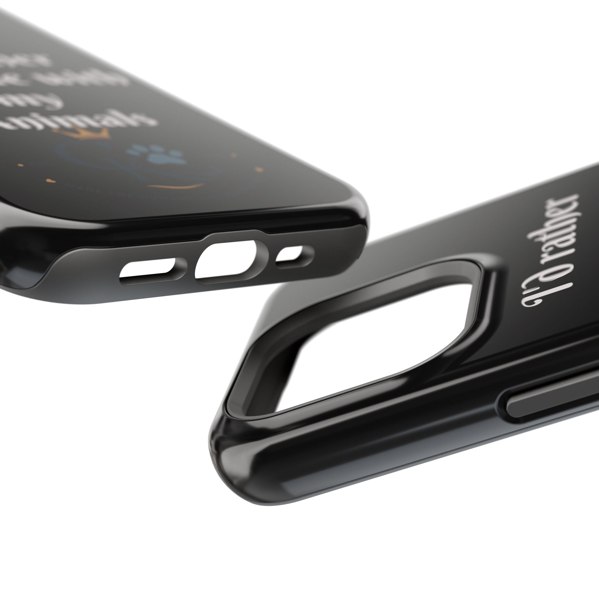 Creature Kingdom "I'd Rather Be Home With My Animals" Magnetic Phone Case