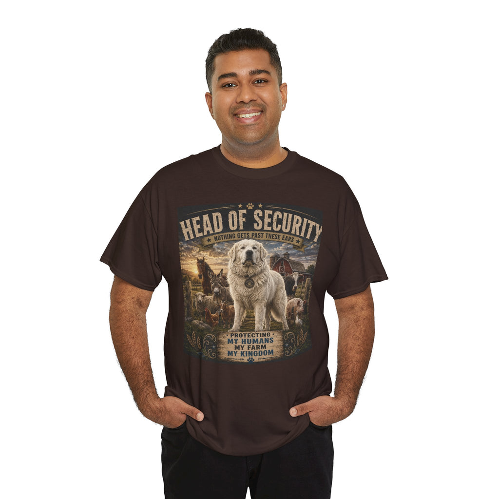 "Head of Security" Great Pyrenees Tee
