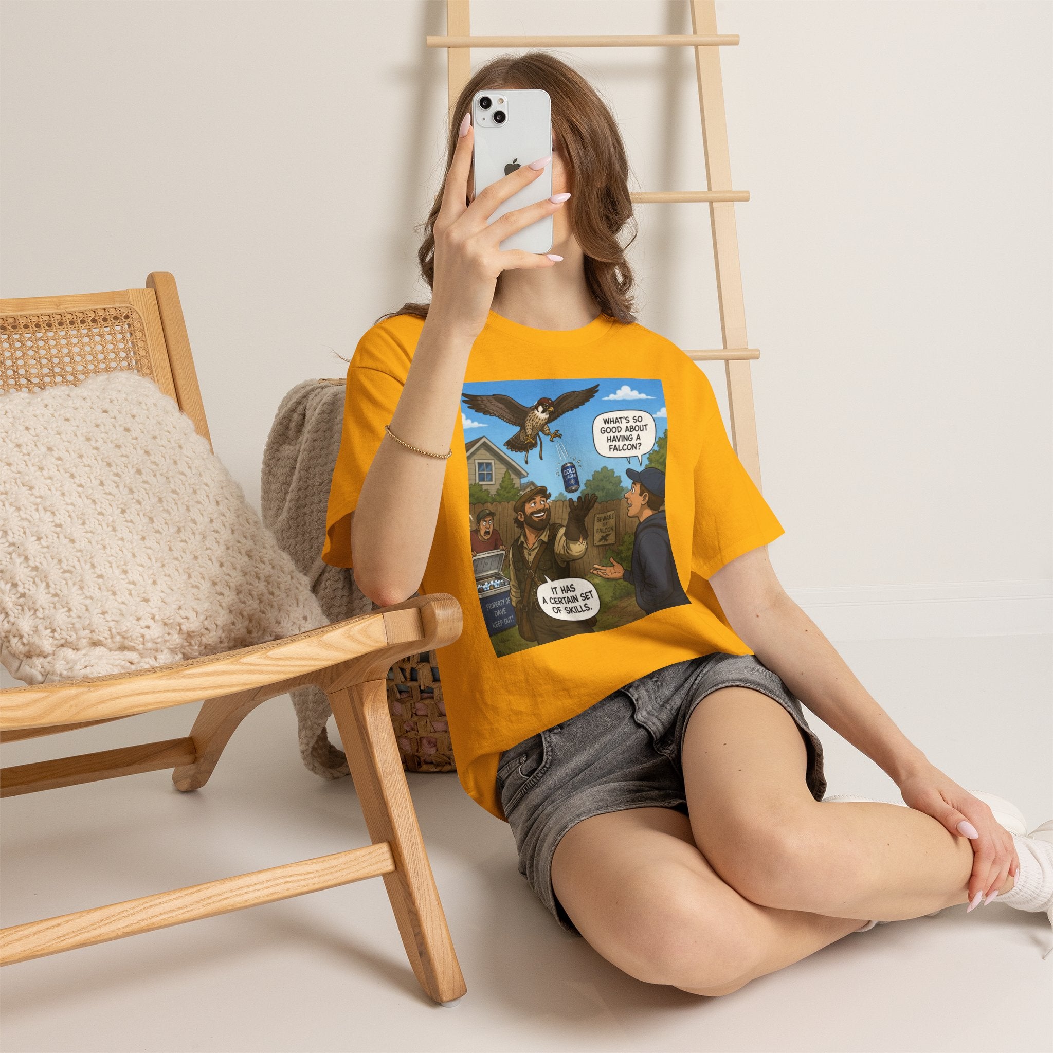 Creature Kingdom "What's So Good About Having a Falcon?" Falcon Tee