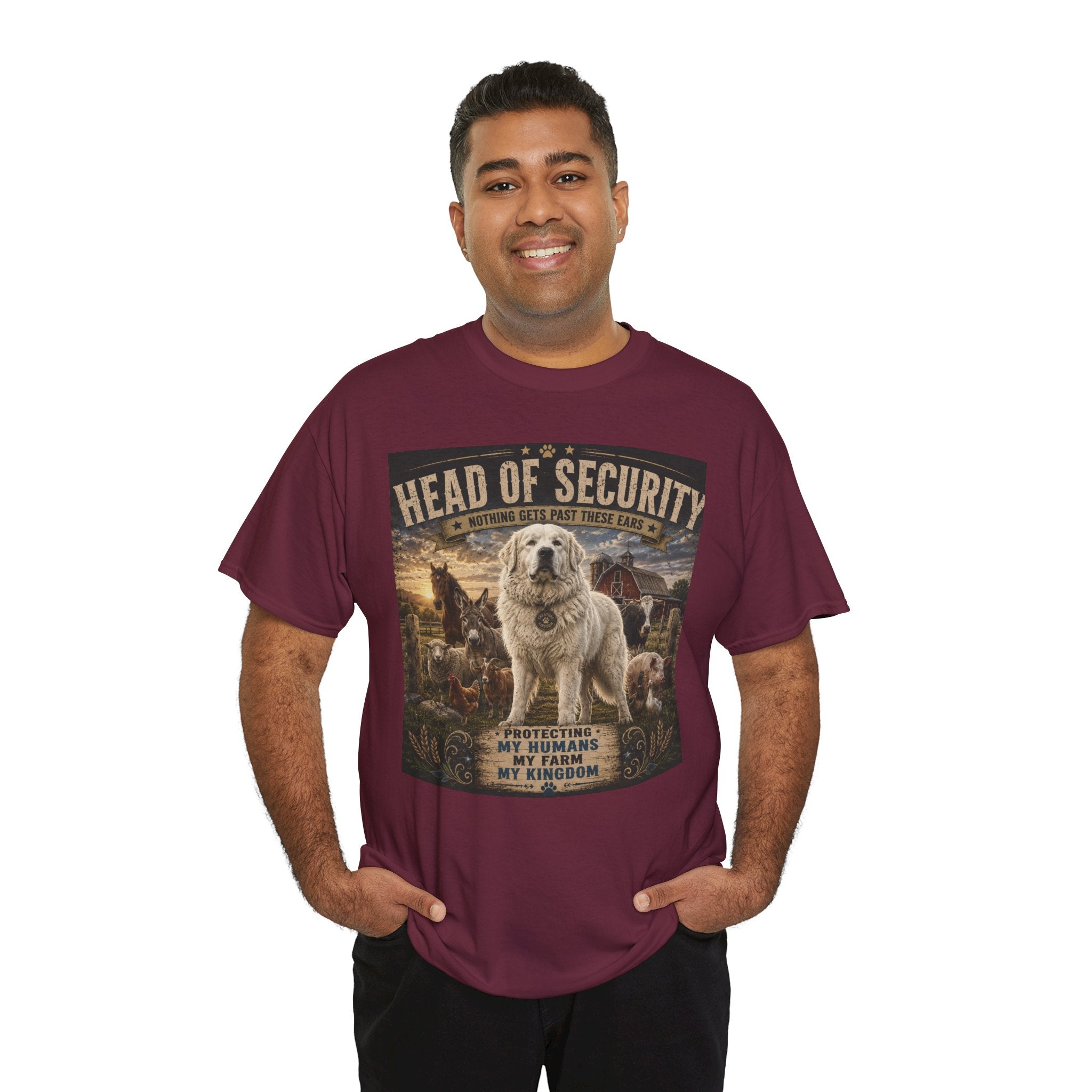"Head of Security" Great Pyrenees Tee