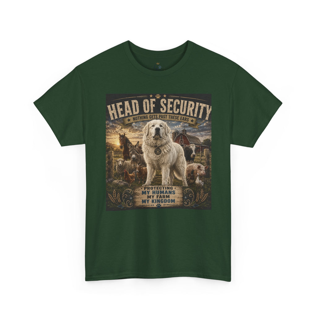 "Head of Security" Great Pyrenees Tee
