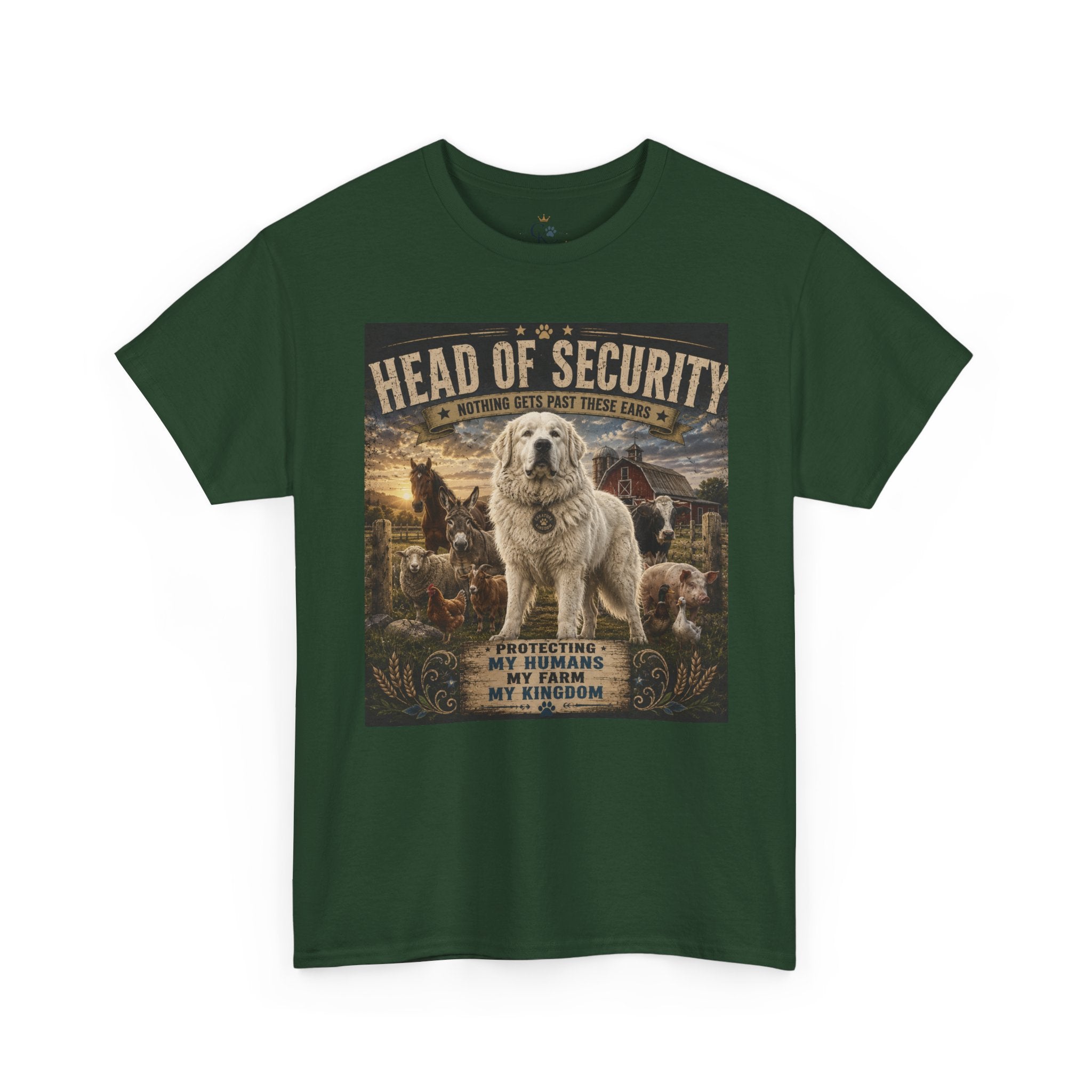 "Head of Security" Great Pyrenees Tee