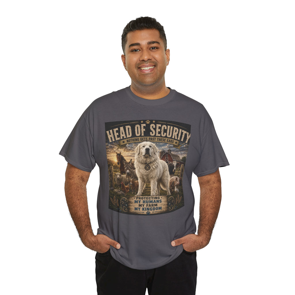 "Head of Security" Great Pyrenees Tee