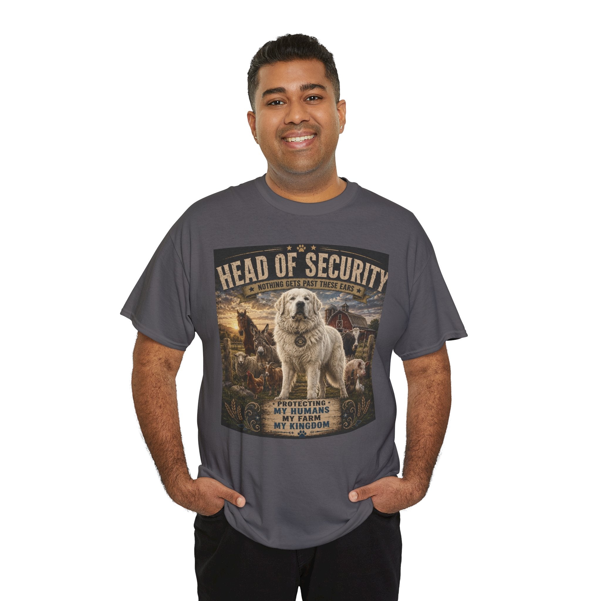 "Head of Security" Great Pyrenees Tee