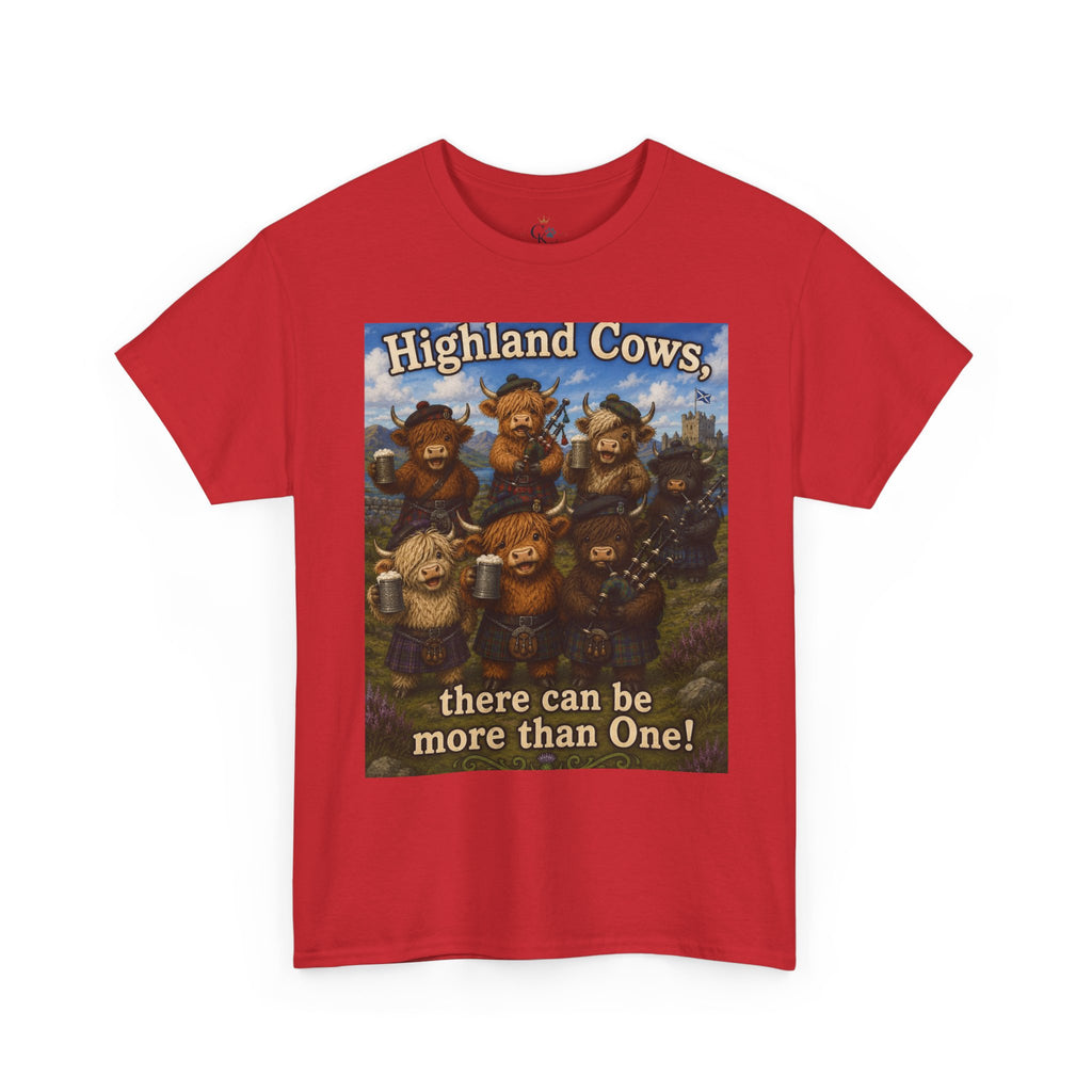 Creature Kingdom "Highlander Cows, There Can Be More Than One!" Highlander Cow Tee