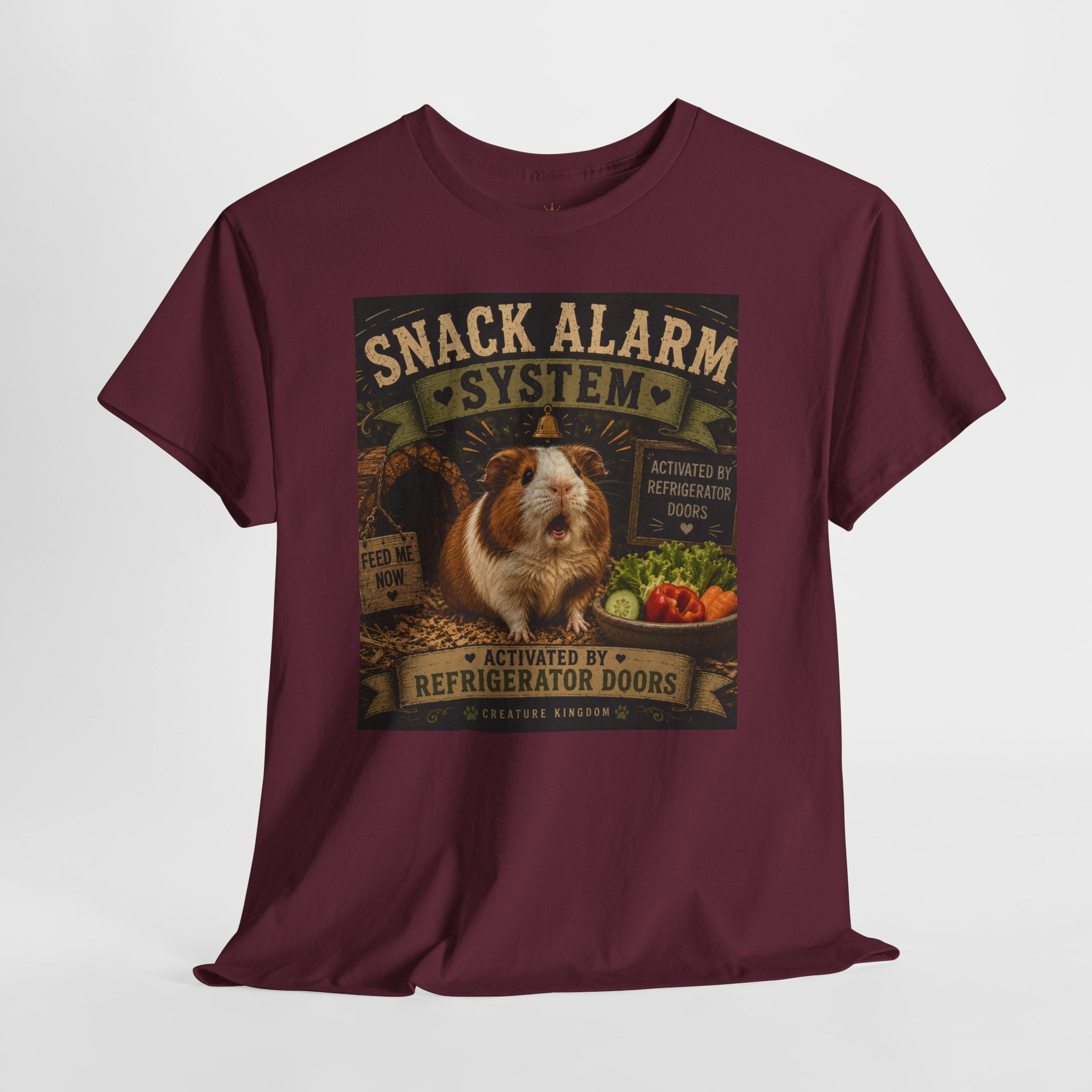 Creature Kingdom "Snack Alarm System" Guinea Pig Tee