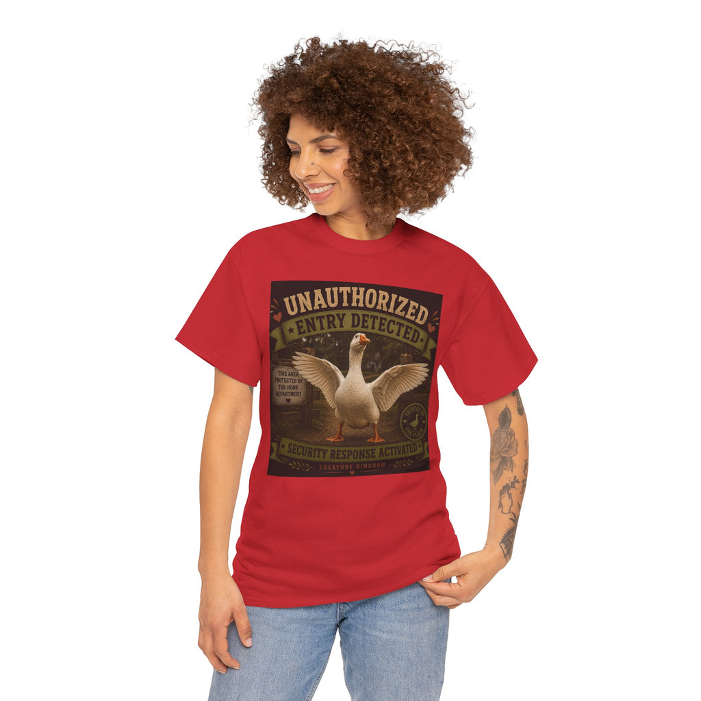 Creature Kingdom "Unauthorized Entry Detected" Goose Tee