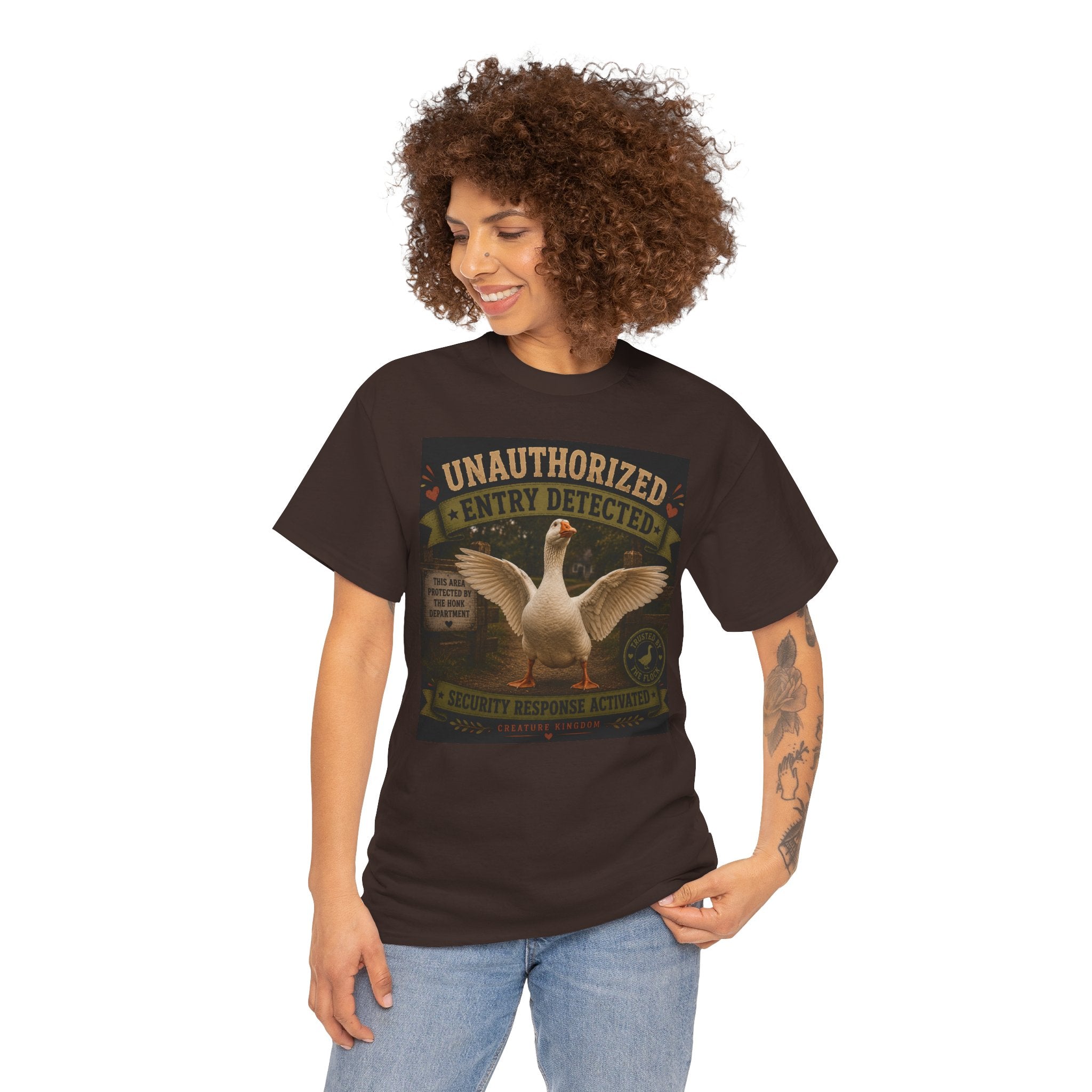 Creature Kingdom "Unauthorized Entry Detected" Goose Tee