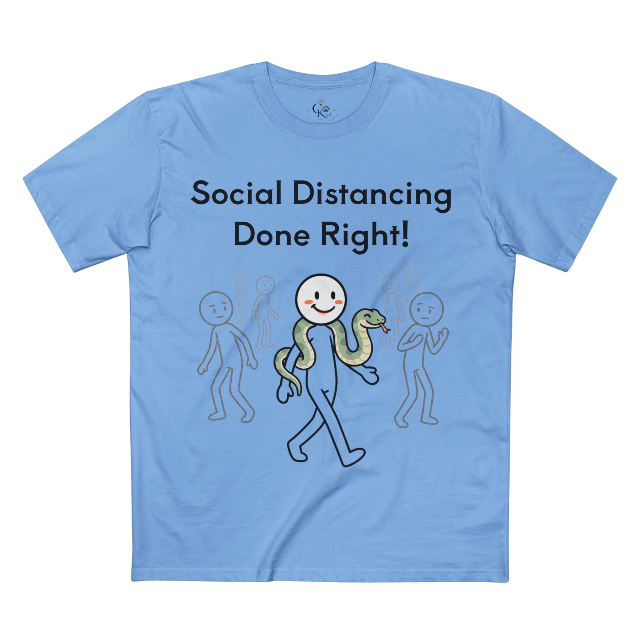 Creature Kingdom "Social Distancing Done Right!" Snake Tee