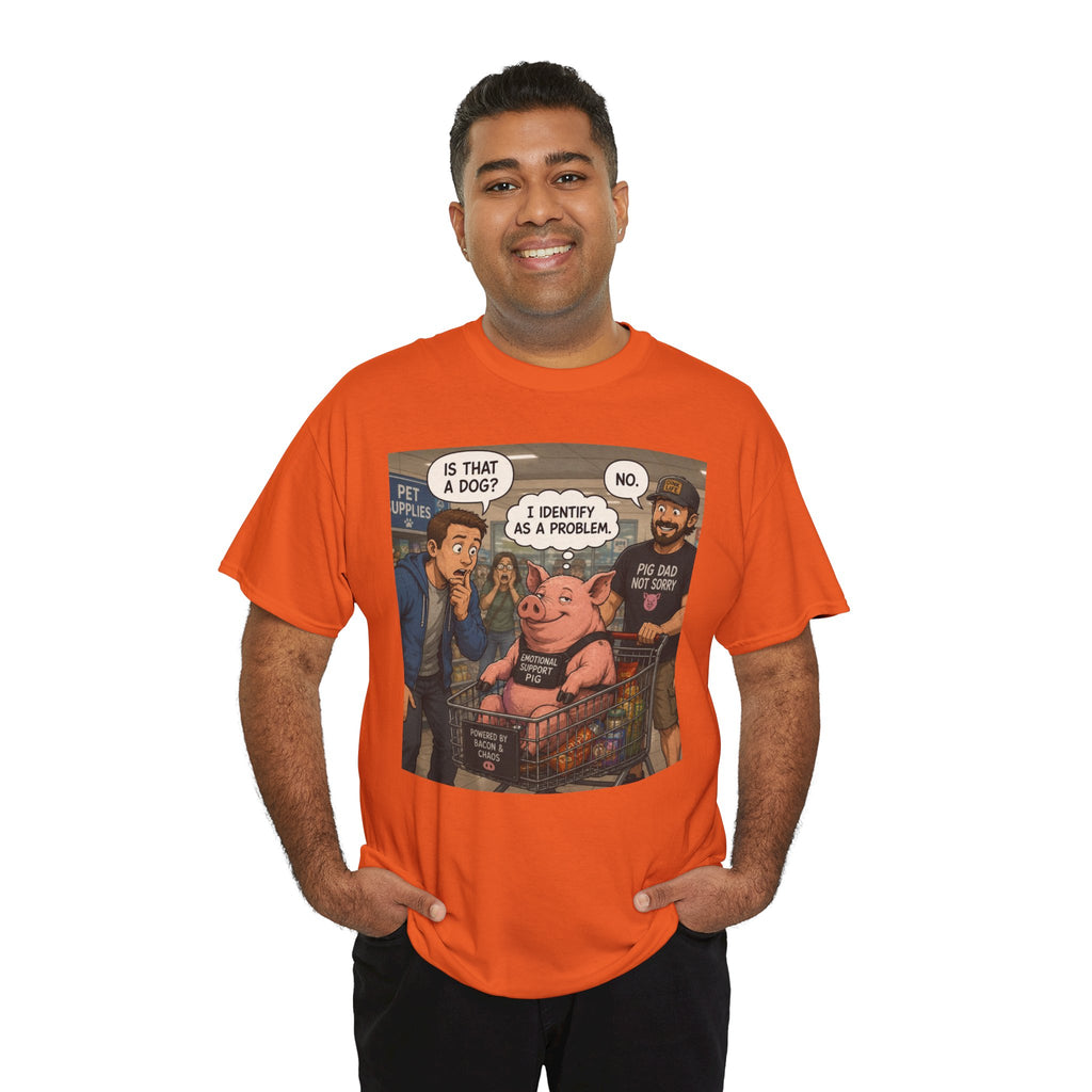 Creature Kingdom "I Identify as a Problem" Pig Tee