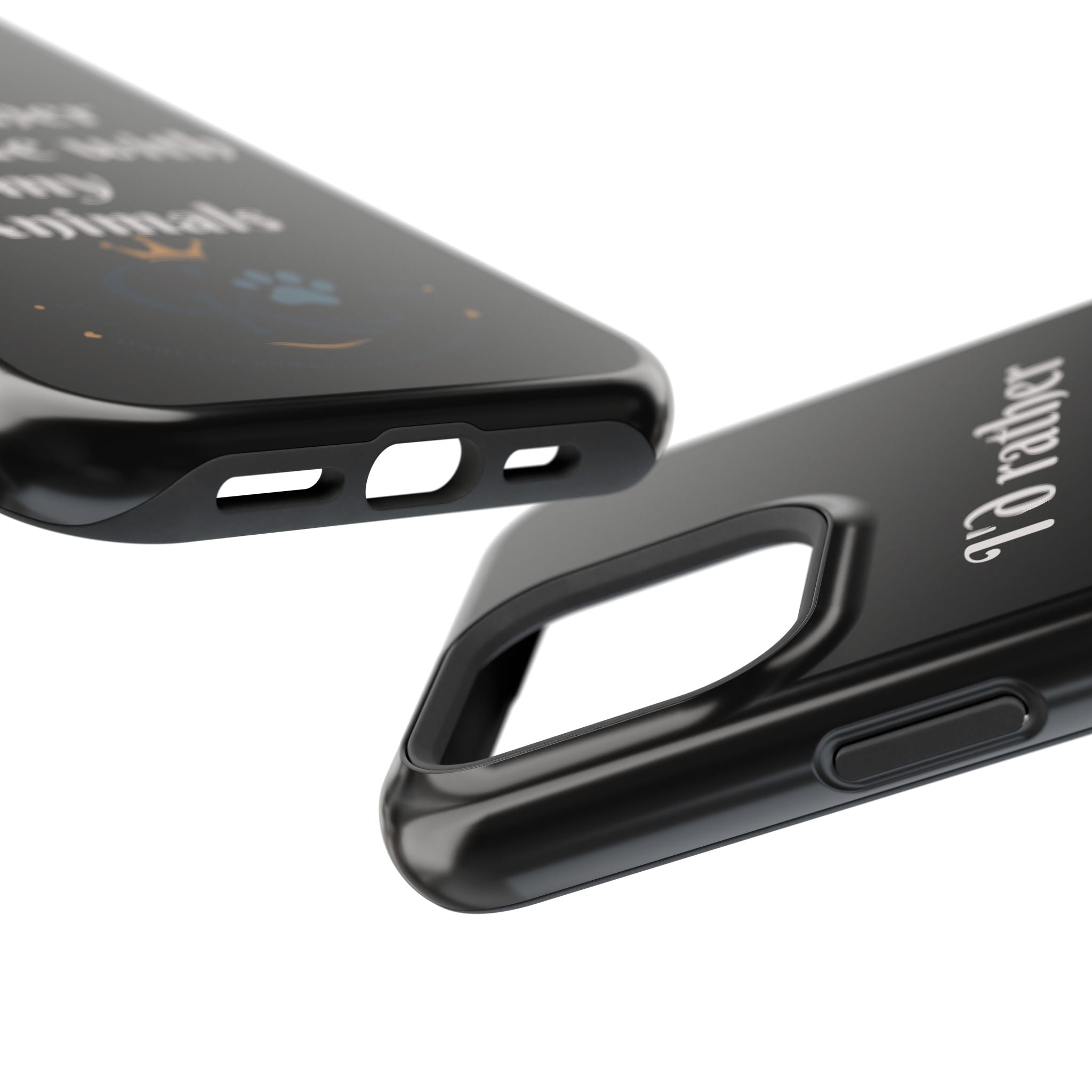 Creature Kingdom "I'd Rather Be Home With My Animals" Magnetic Phone Case
