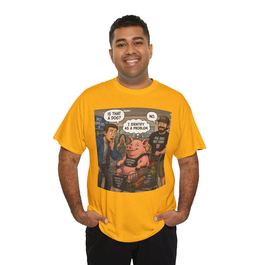 Creature Kingdom "I Identify as a Problem" Pig Tee