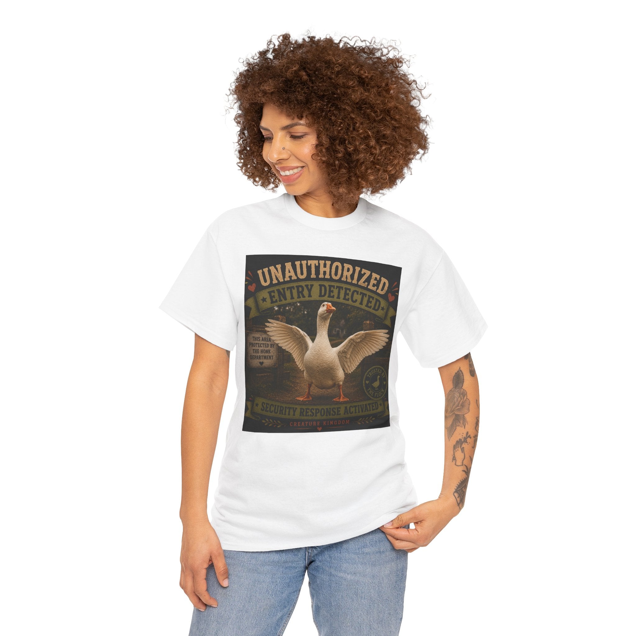 Creature Kingdom "Unauthorized Entry Detected" Goose Tee