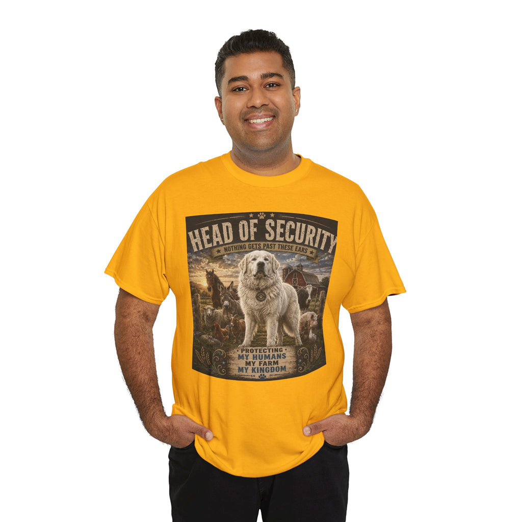 "Head of Security" Great Pyrenees Tee