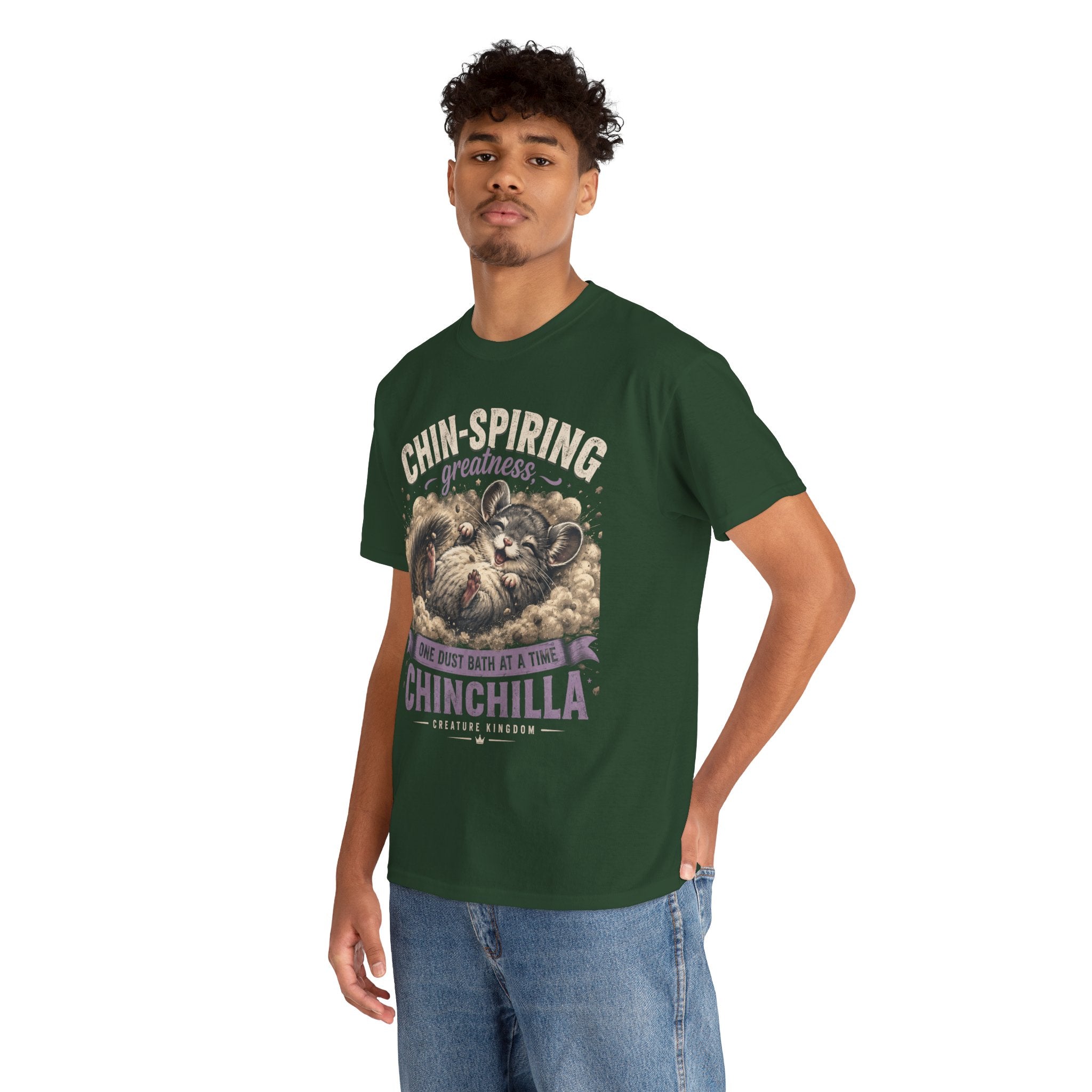 Creature Kingdom "Chin-Spiring Greatness" Chinchilla Tee
