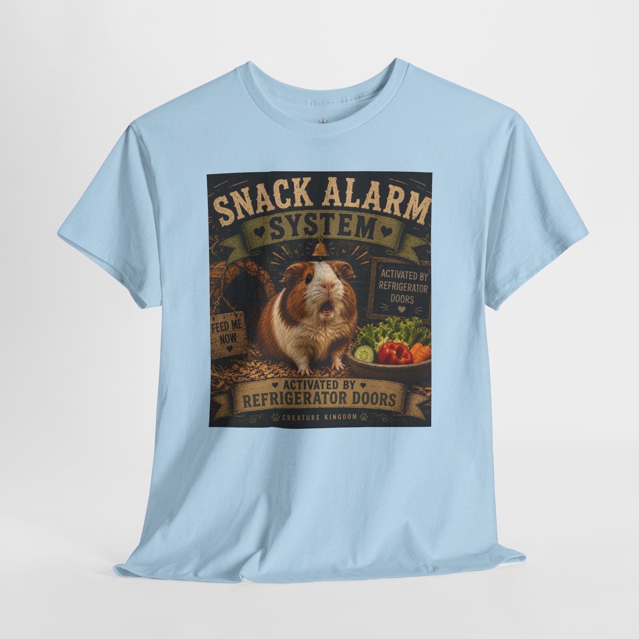 Creature Kingdom "Snack Alarm System" Guinea Pig Tee