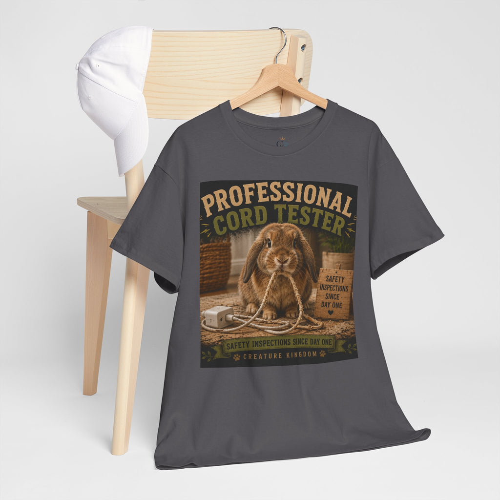 Creature Kingdom "Professional Cord Tester" Rabbit Tee