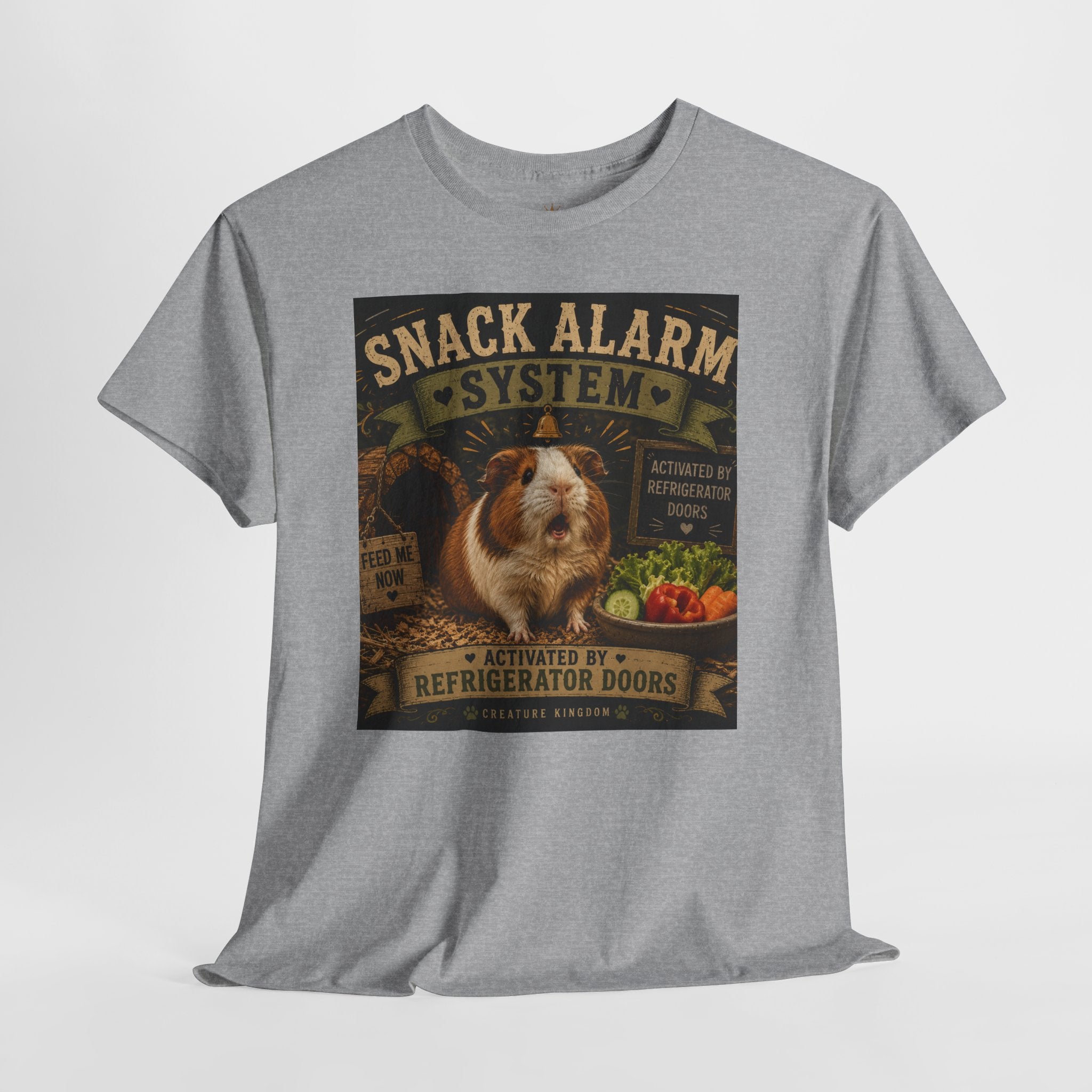 Creature Kingdom "Snack Alarm System" Guinea Pig Tee