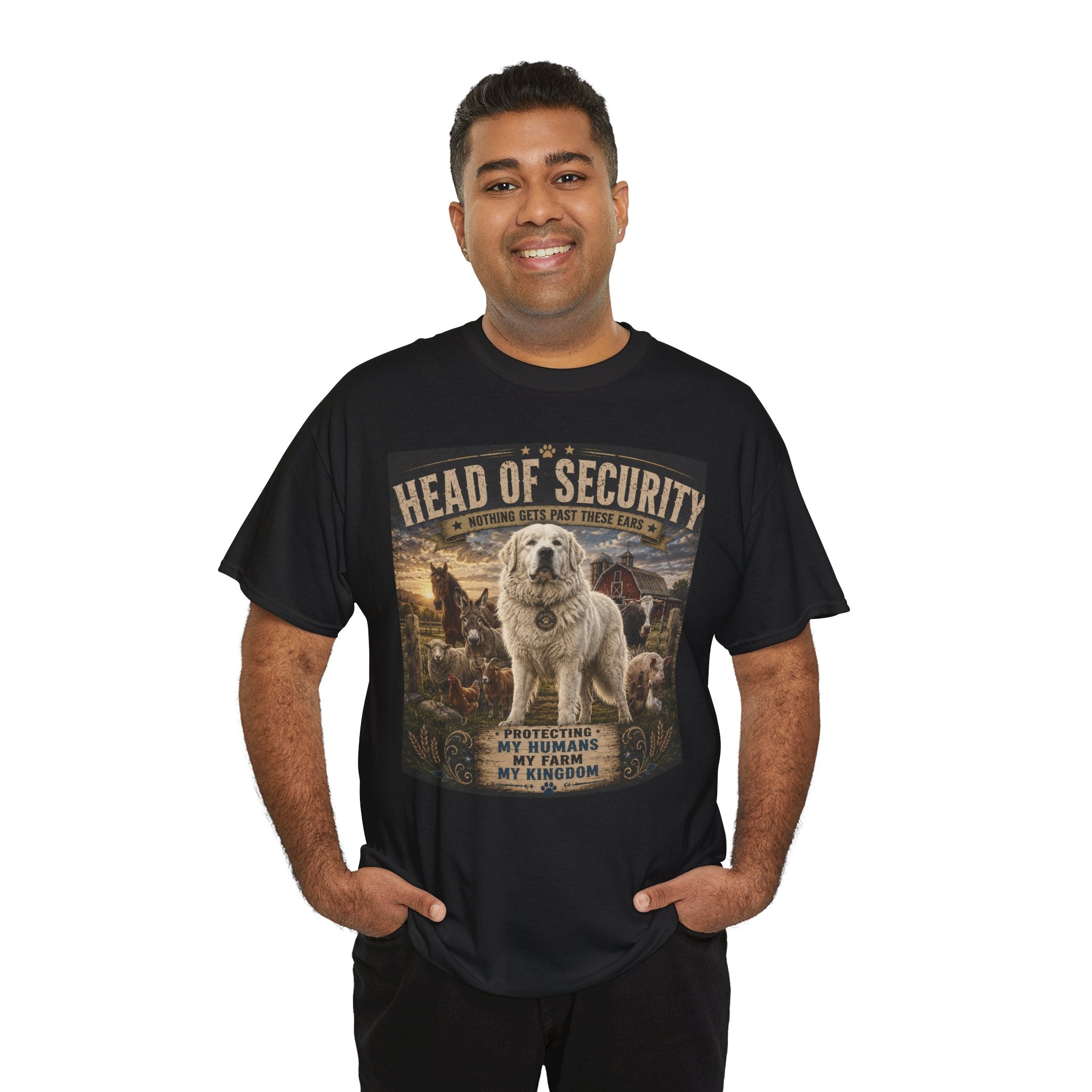 "Head of Security" Great Pyrenees Tee