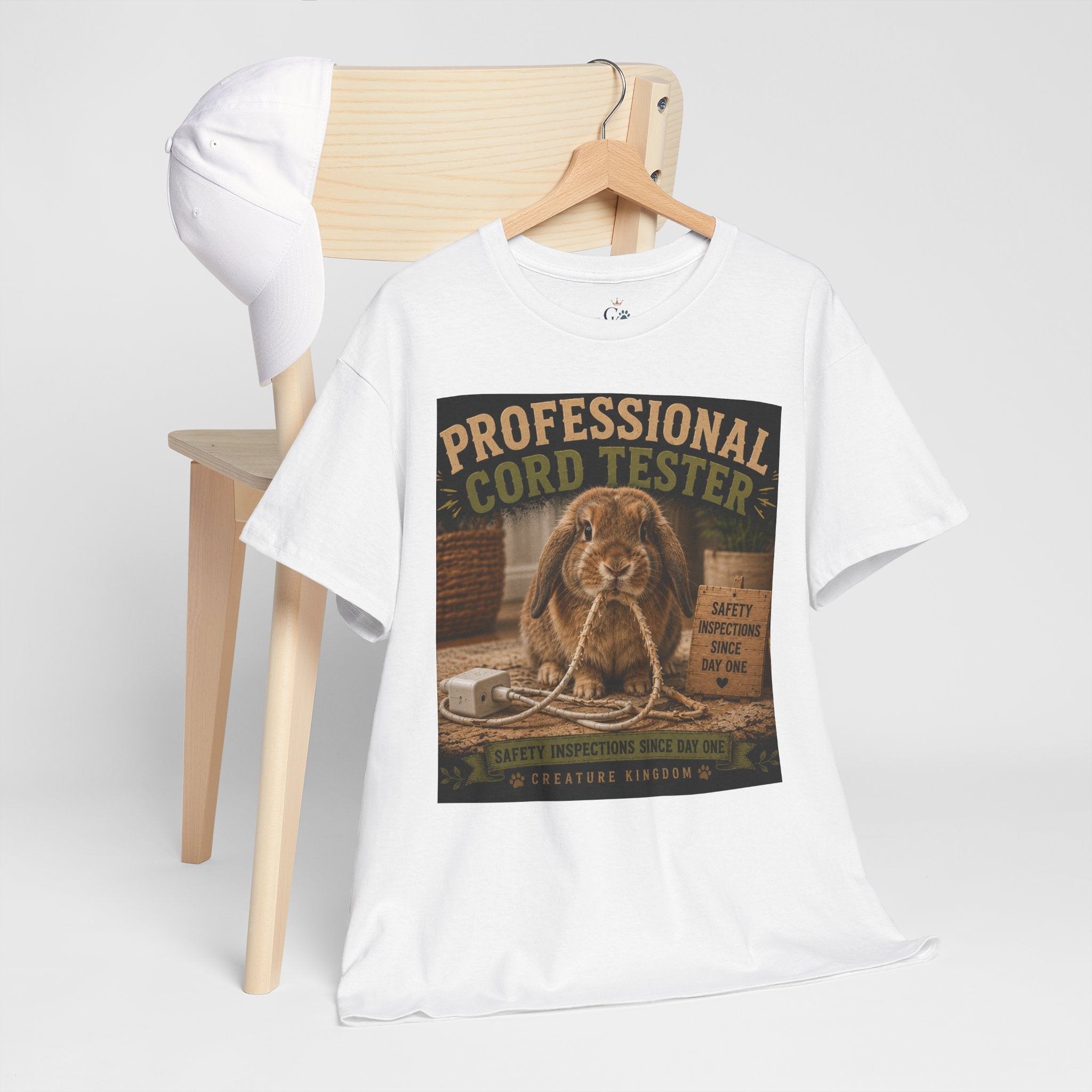 Creature Kingdom "Professional Cord Tester" Rabbit Tee