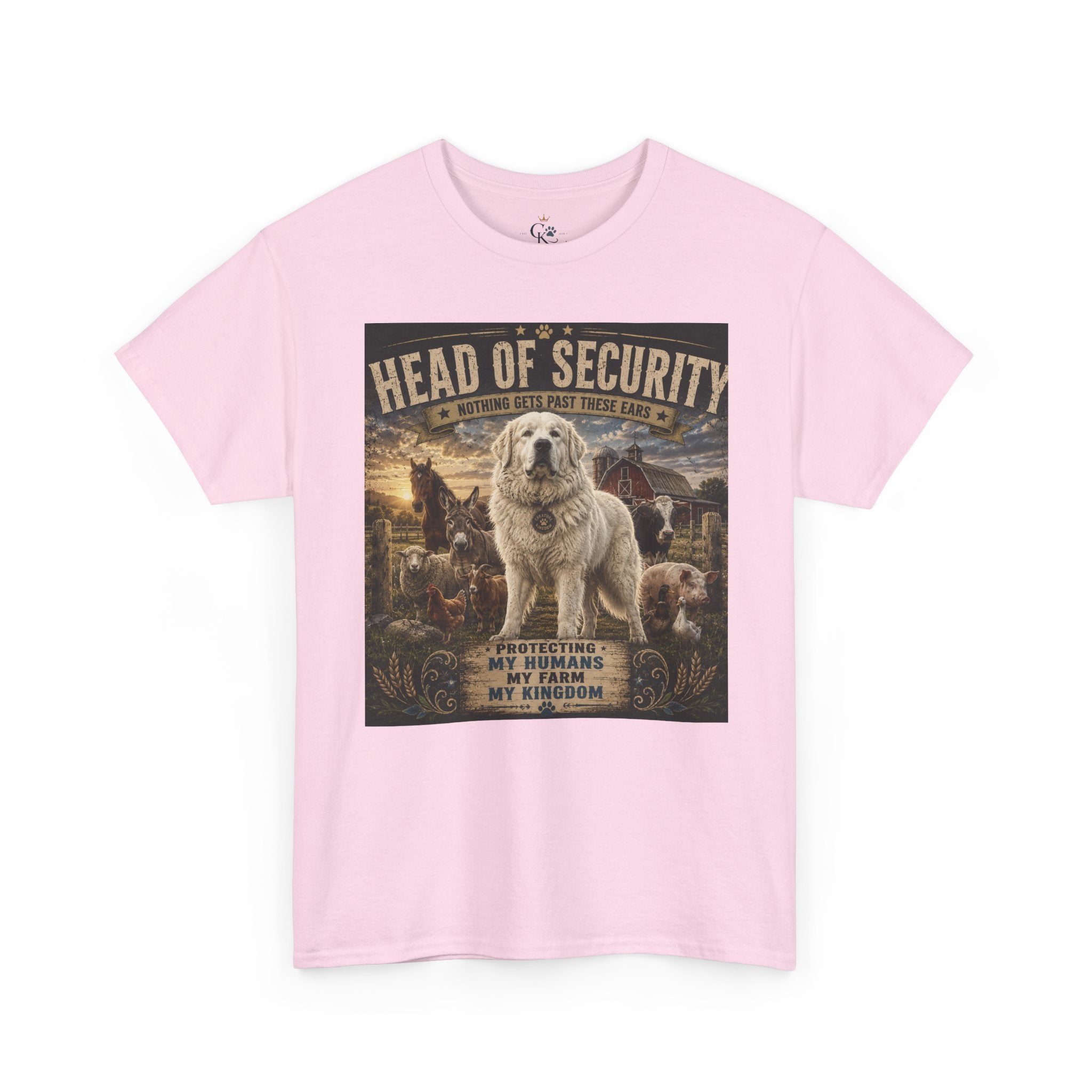 "Head of Security" Great Pyrenees Tee