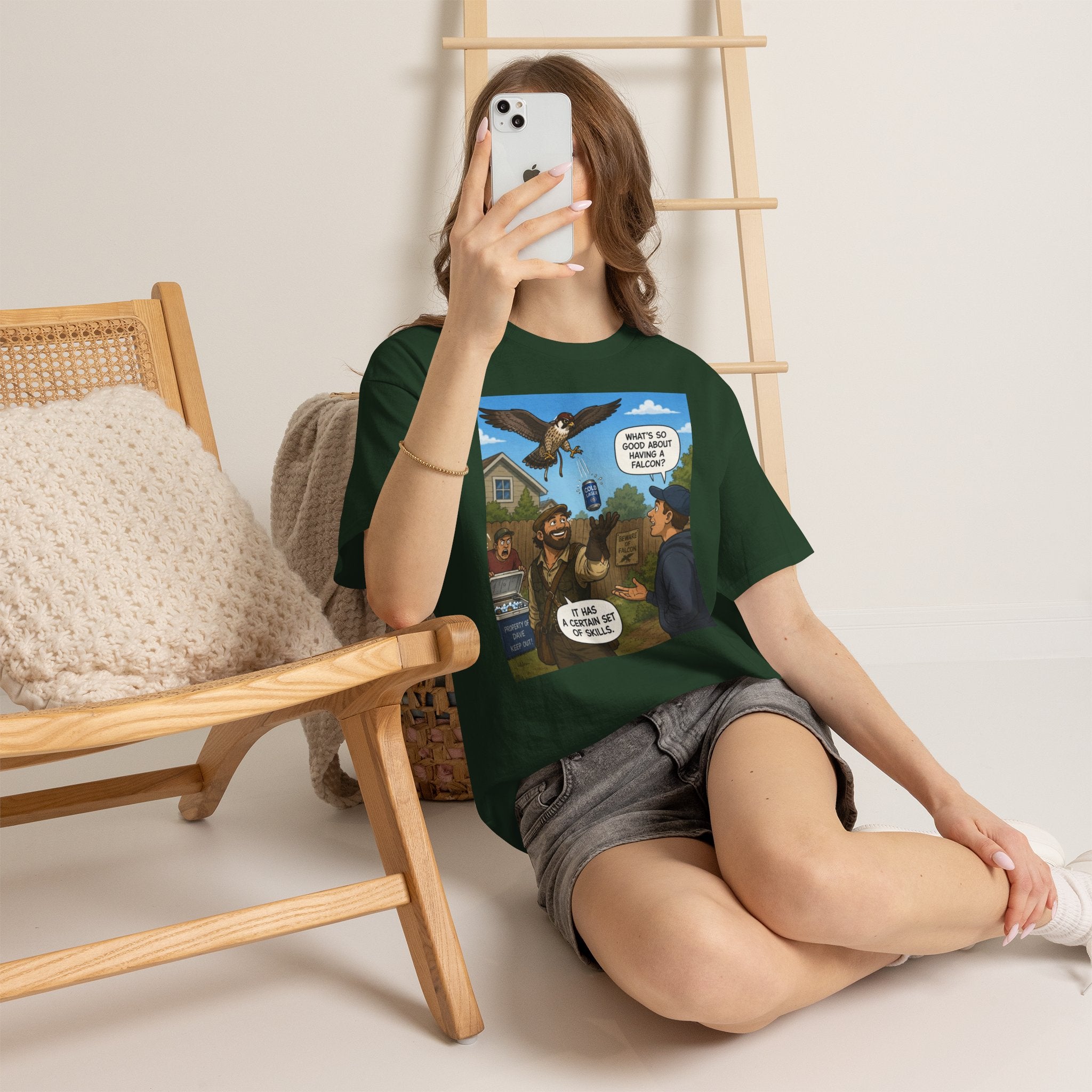 Creature Kingdom "What's So Good About Having a Falcon?" Falcon Tee