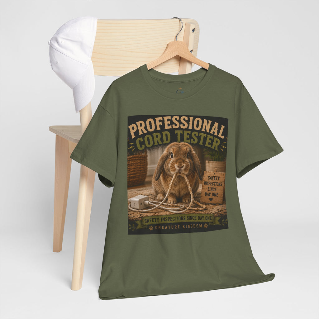 Creature Kingdom "Professional Cord Tester" Rabbit Tee