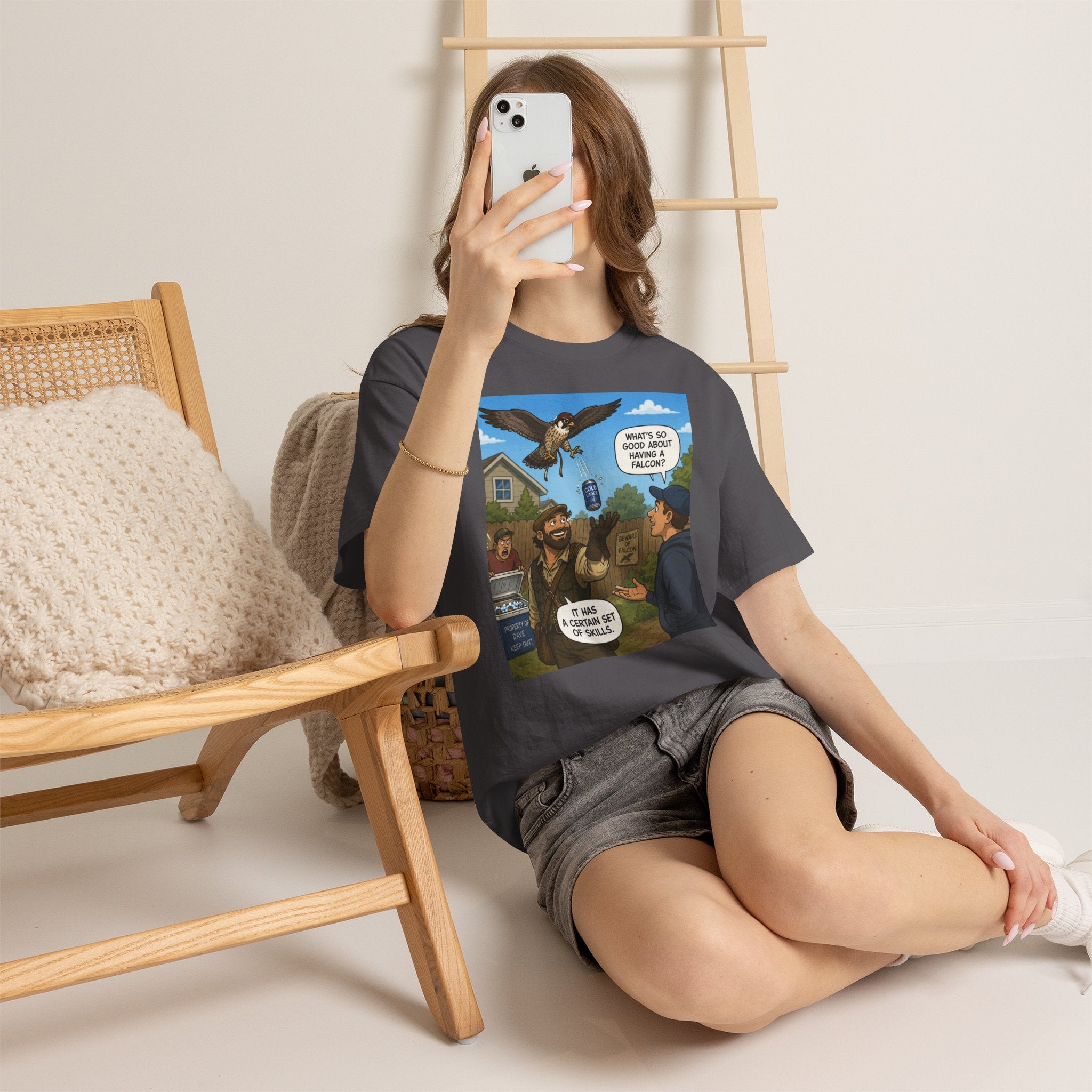 Creature Kingdom "What's So Good About Having a Falcon?" Falcon Tee